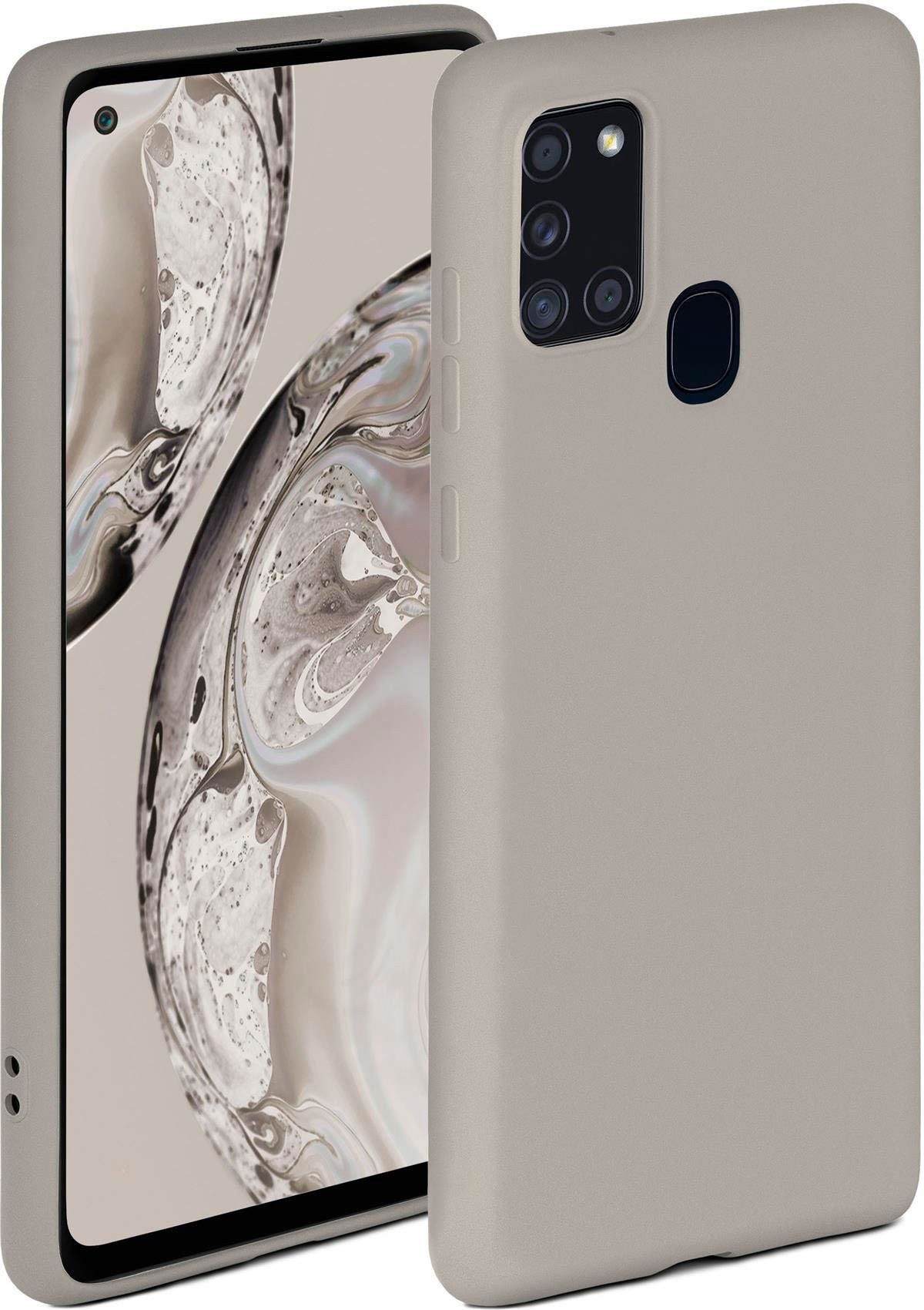 ONEFLOW Handyhülle ONEFLOW® Soft Case für Samsung Galaxy A21s, Hülle aus Silikon, Back Cover mit Kameraschutz, weiche Silikonhülle