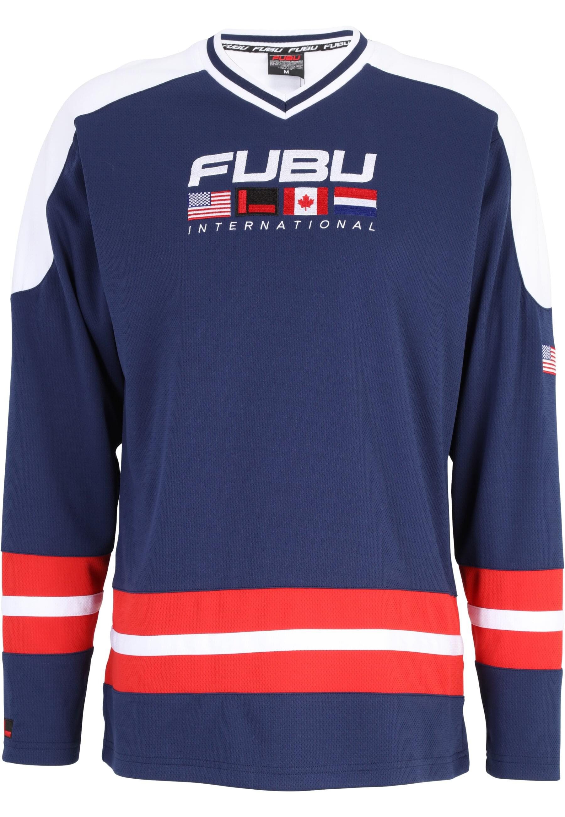 Fubu Longsleeve Fubu FBMQ22004NVY Fubu Corporate Hockey Jersey (1-tlg)