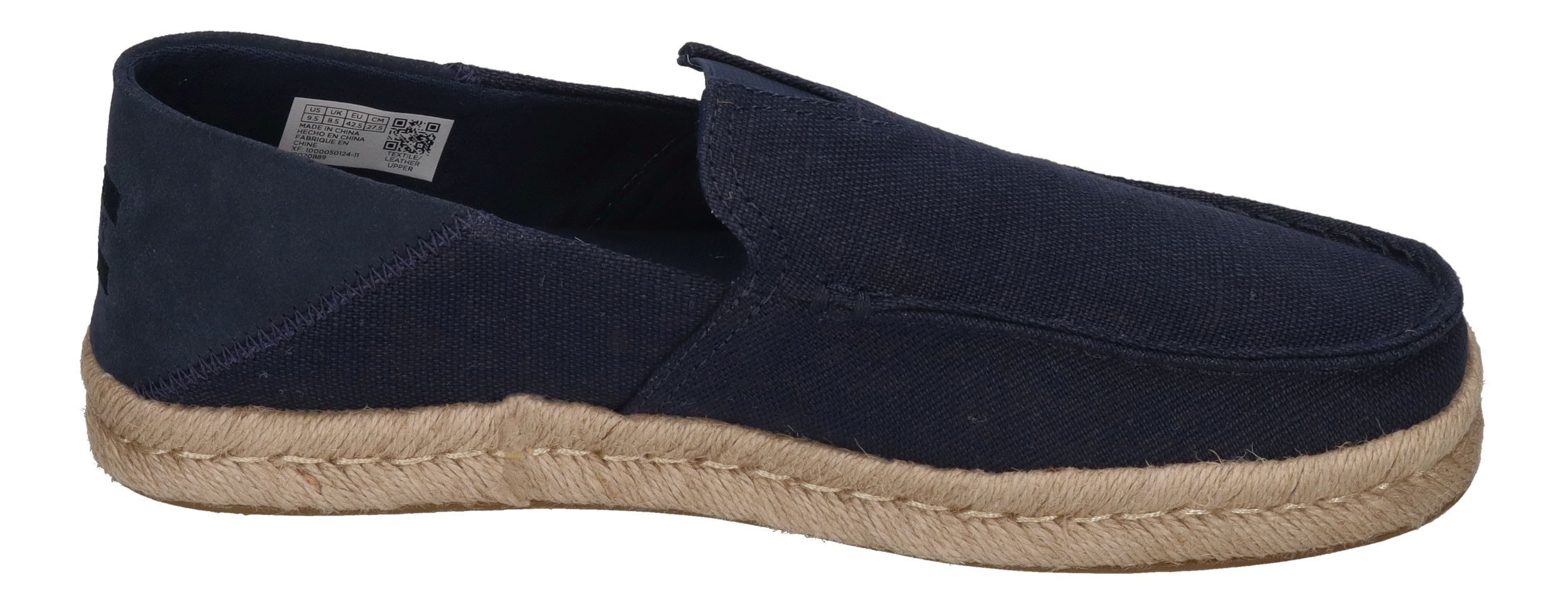TOMS ALONSO LOAFER ROPE Espadrille Navy Heritage Canvas Suede – Bild 4 von 5
