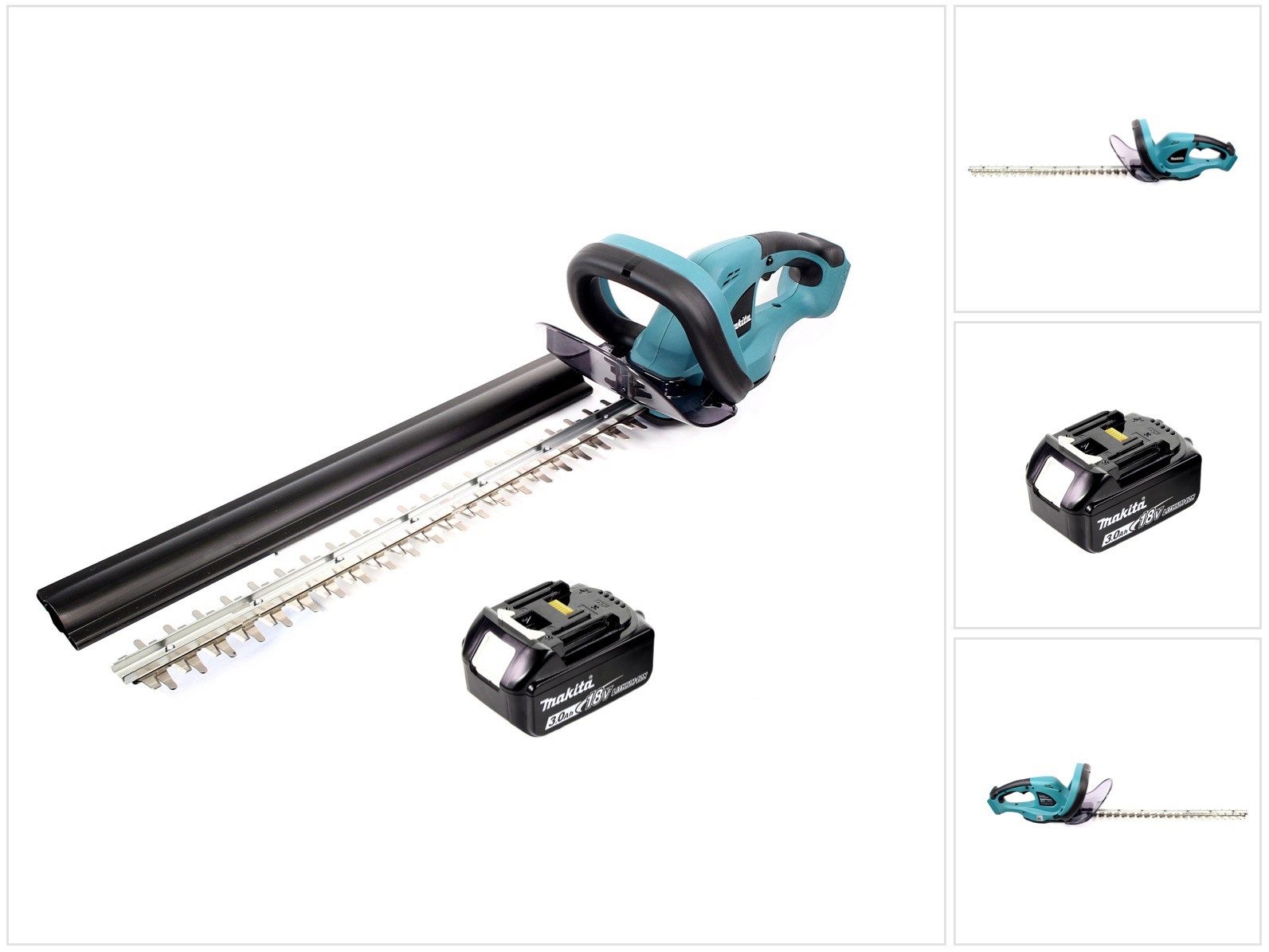 Makita Akku-Heckenschere DUH 523 Akku Heckenschere 18V 52cm mit 1x 3,0Ah Akku