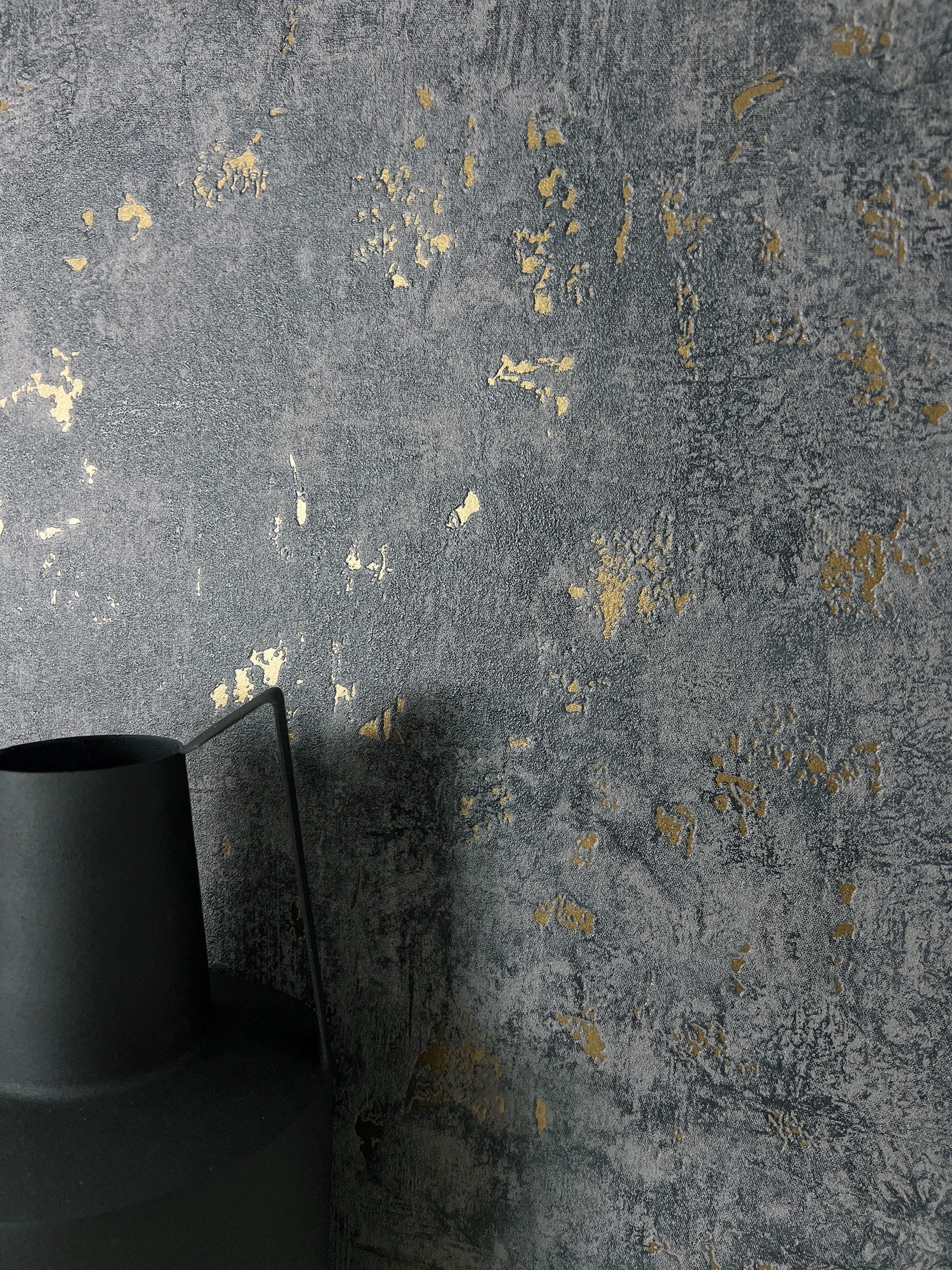 Newroom Vliestapete, Anthrazit Tapete Modern Beton günstig online kaufen