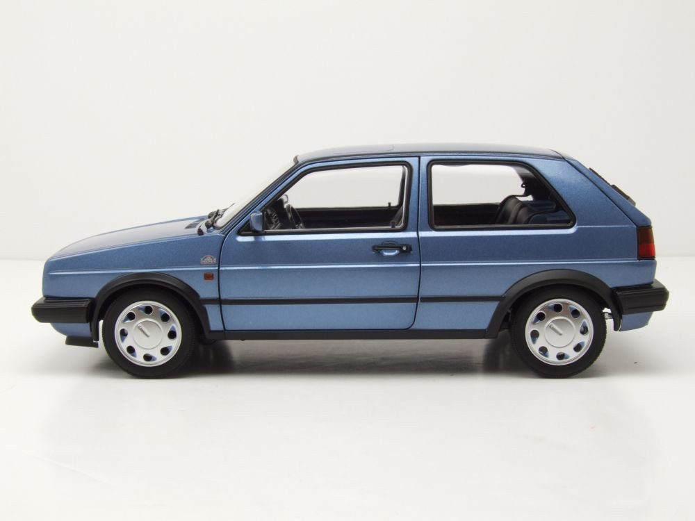 Norev Modellauto VW Golf 2 10 Millionen 1988 blau metallic, Maßstab 1:18
