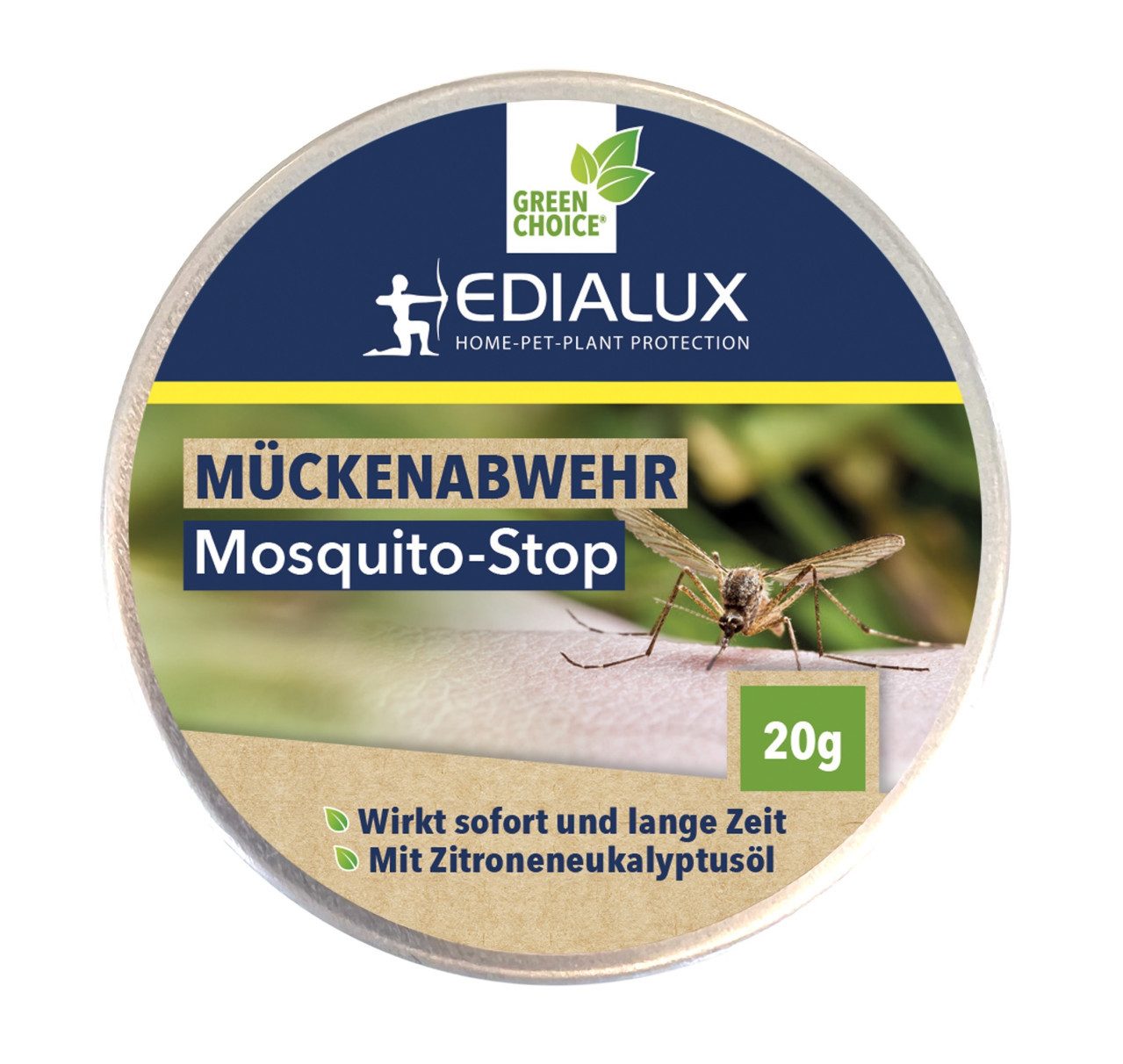 EDIALUX Insektenspray Edialux Mückenabwehr Mosquito-Stop 20 g, 0.02 l