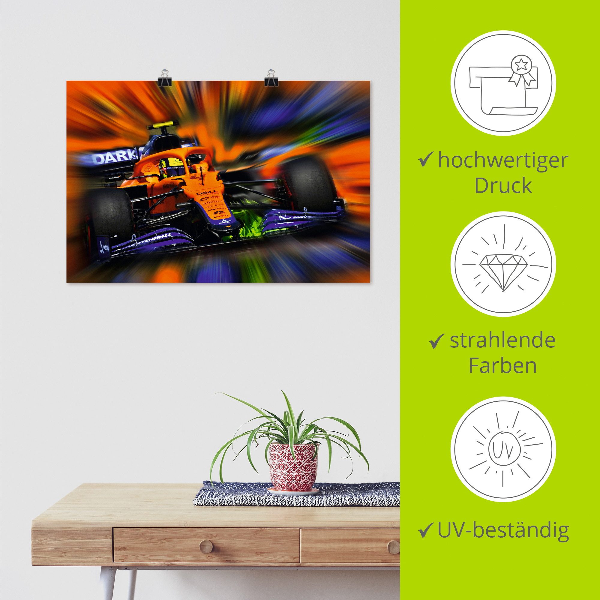 Artland Wandbild Lando #4, Funsport (1 St), als Alubild, Leinwandbild, Poster, Wandaufkleber in verschied. Größen
