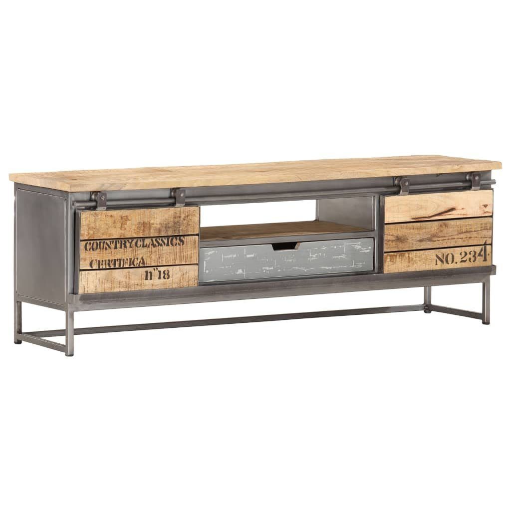 vidaXL TV-Schrank TV-Schrank 120 x 30 x 40 cm Massivholz Mango