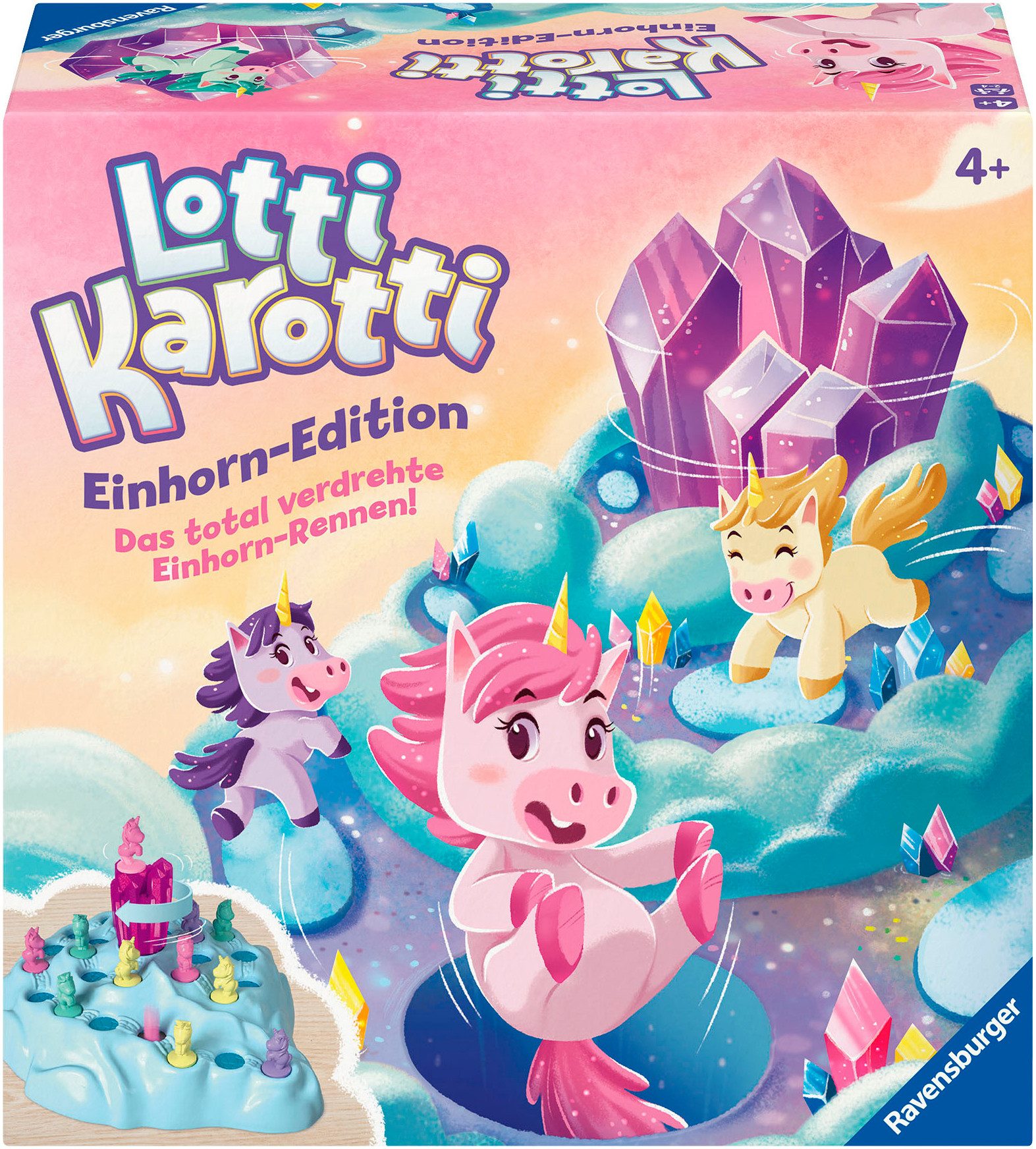 Ravensburger Spiel Lotti Karotti - Einhorn Edition, Kinderspiel, Made in Europe