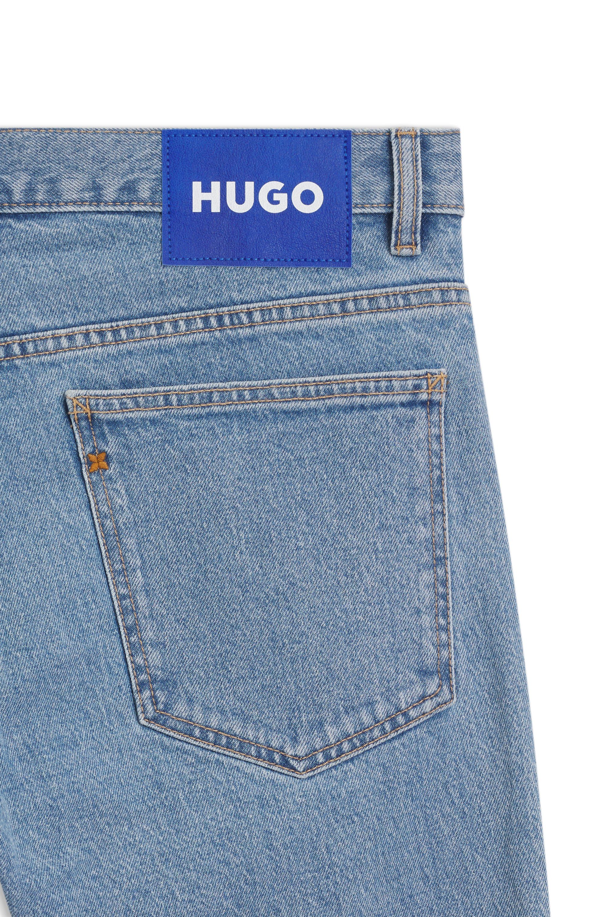 HUGO Slim-fit-Jeans Ash mit Stone-washed- Finish