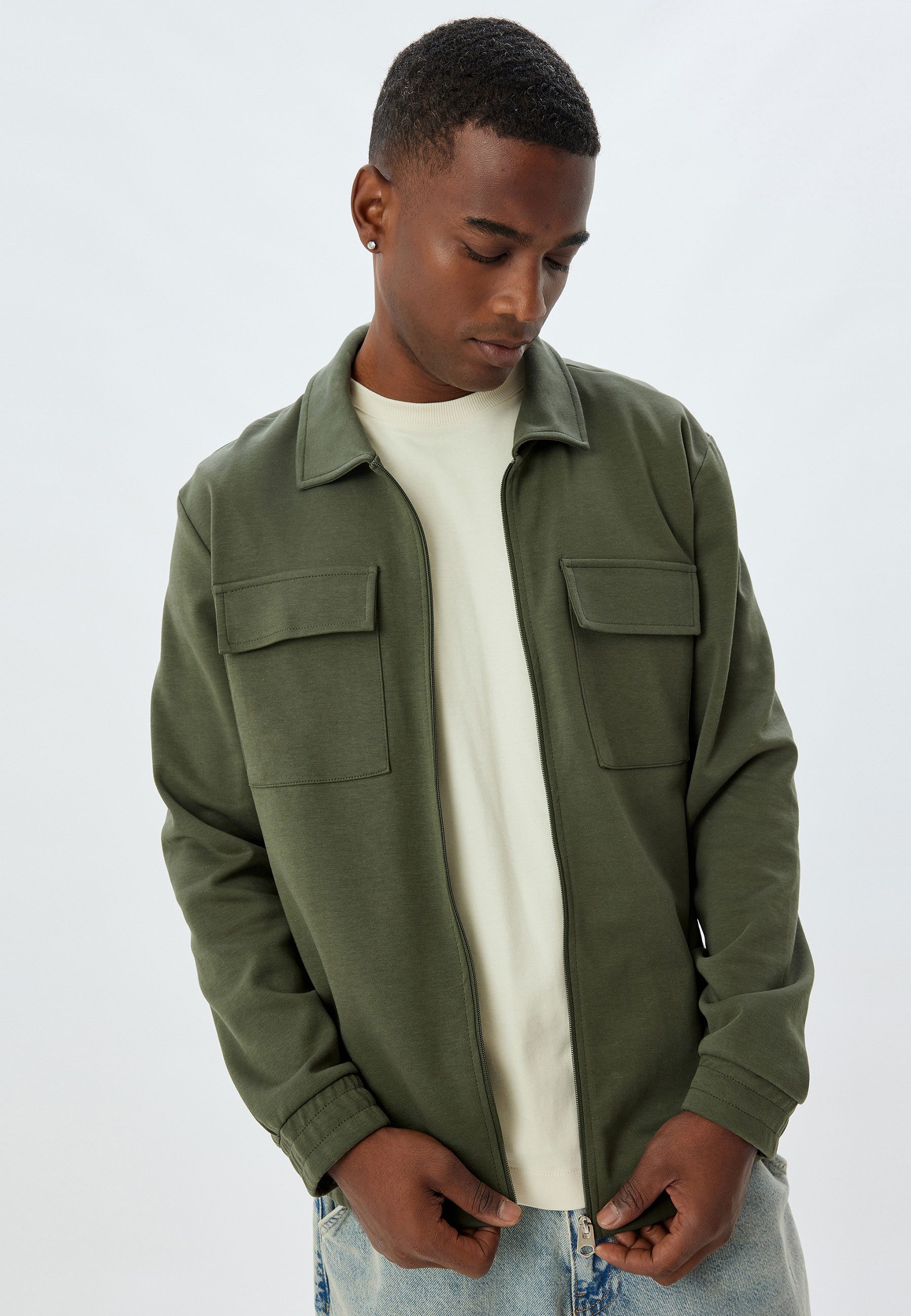 Koton Hemdjacke Regular Mit Taschendetail