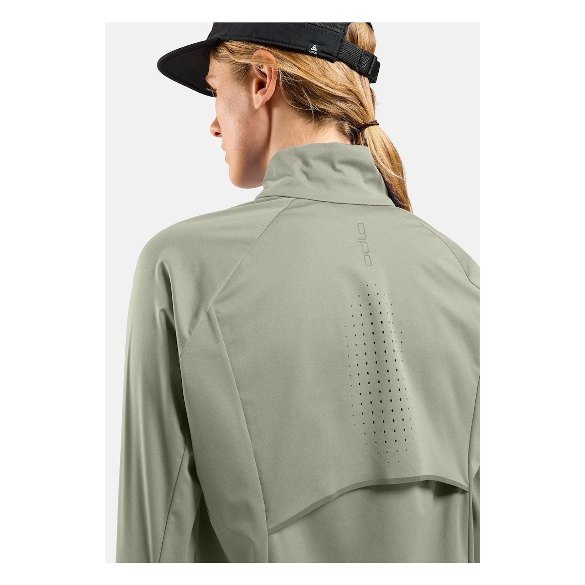 Odlo Funktionsjacke The Zeroweight Pro Warm Running Jacket 2.0 Leichte, winddichte Laufjacke mit Belüftungszonen und reflektierenden