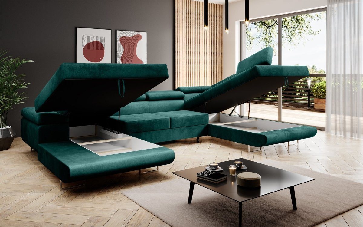 Luxusbetten24 Schlafsofa Designer Sofa Lago, mit günstig online kaufen