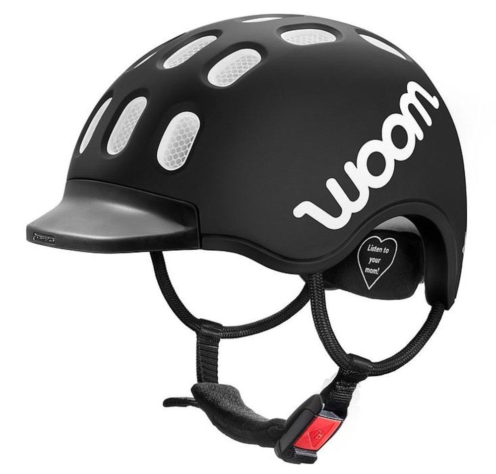 WOOM Kinderfahrradhelm WOOM™ Kids Größe M (53-56 cm), black, ab ca. 7 Jahre