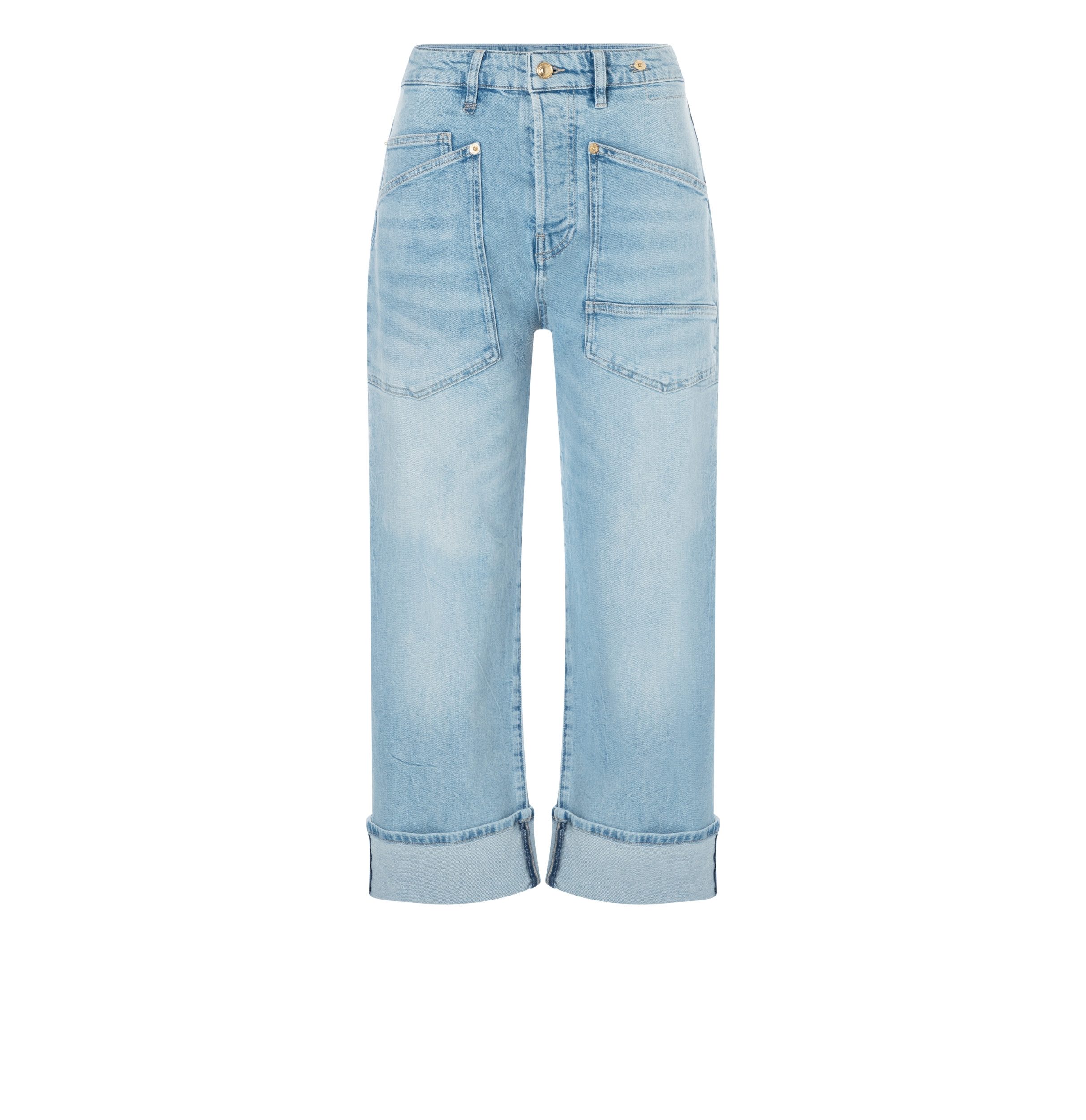 DREMAC 5-Pocket-Jeans BAGGY light blue net washed günstig online kaufen