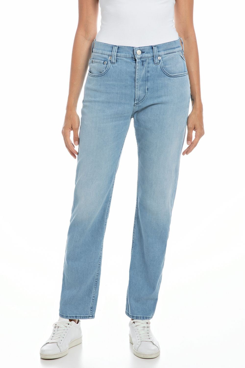 Replay Straight-Jeans MAIJKE STRAIGHT mit Stretch