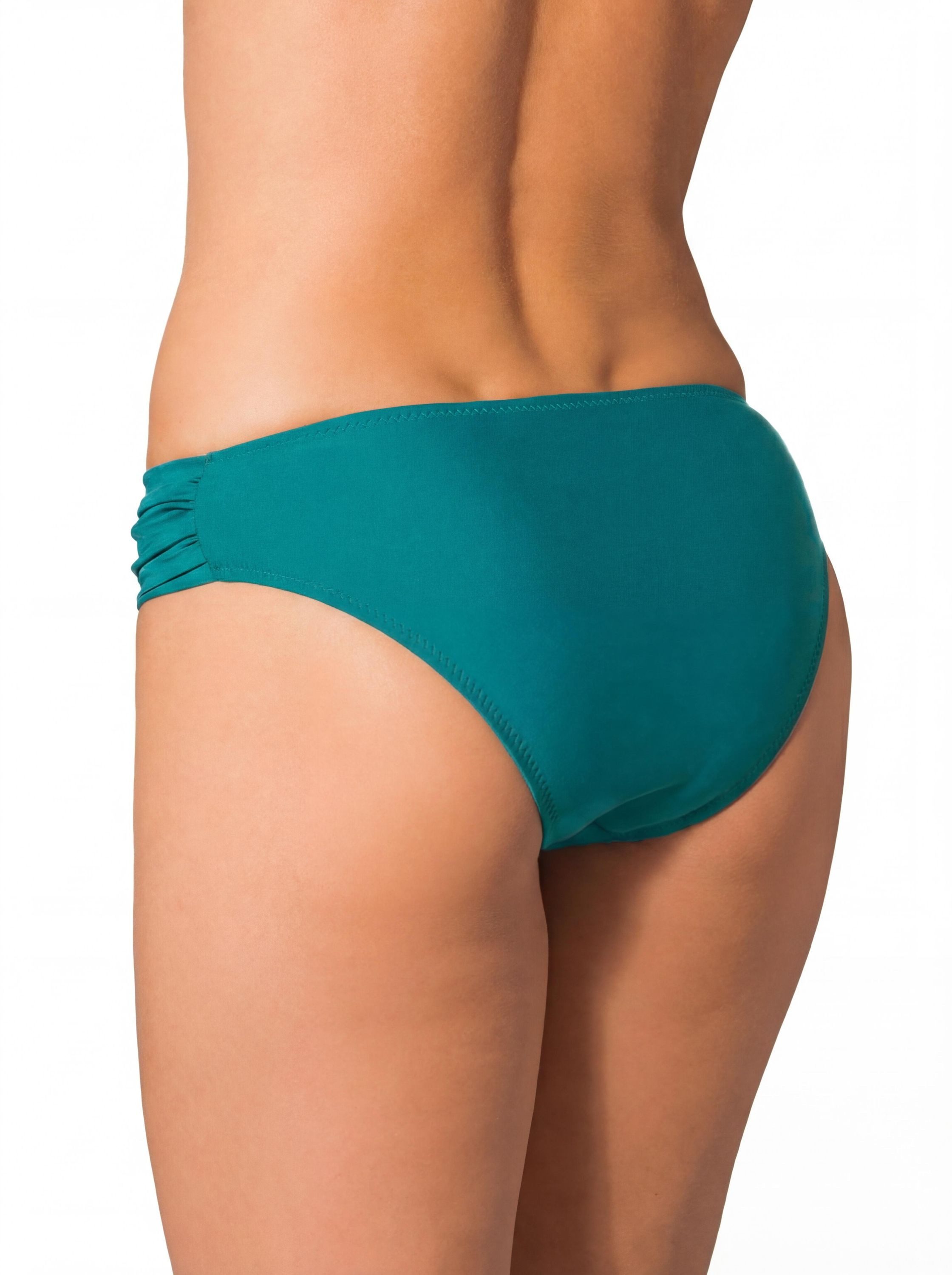 Aquarti Bikini-Hose Aquarti Damen Bikinihose mit seitlichen Raffungen