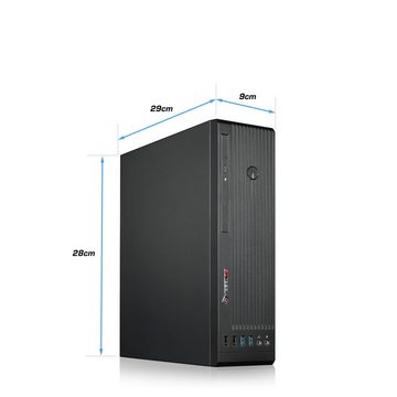 Kiebel Slimline 12 Gaming-PC (Intel Core i5 Intel Core i5-12400F, RTX 3050, 16 GB RAM, 512 GB SSD, Luftkühlung)