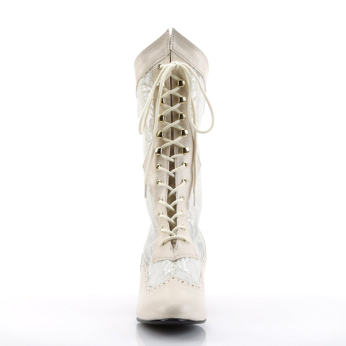 Funtasma Funtasma High-Heel-Stiefel DAME-115 - Stiefelette Ivory High-Heel-Stiefel