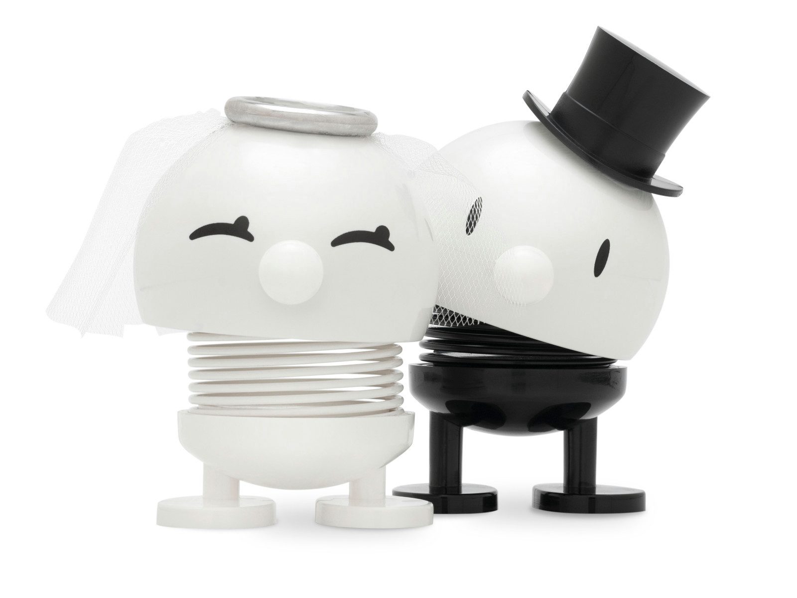 HOPTIMIST Dekofigur Bride & Groom White 8,5cm – Bild 4 von 5