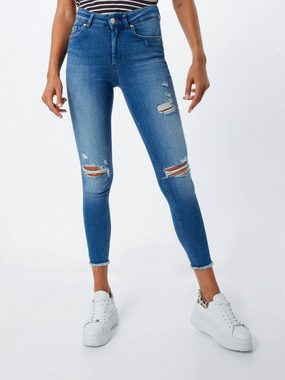 ONLY 7/8-Jeans BLUSH (1-tlg) Fransen, Plain/ohne Details, Weiteres Detail