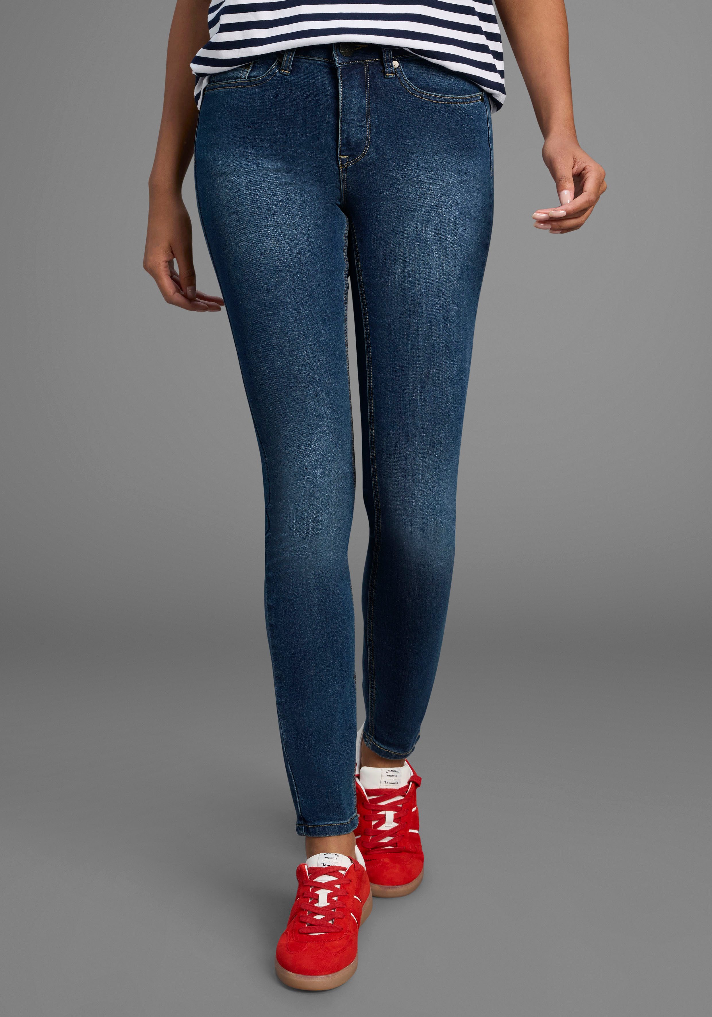 Arizona Slim-fit-Jeans Shaping enge Passform, Röhrenjeans, günstig online kaufen