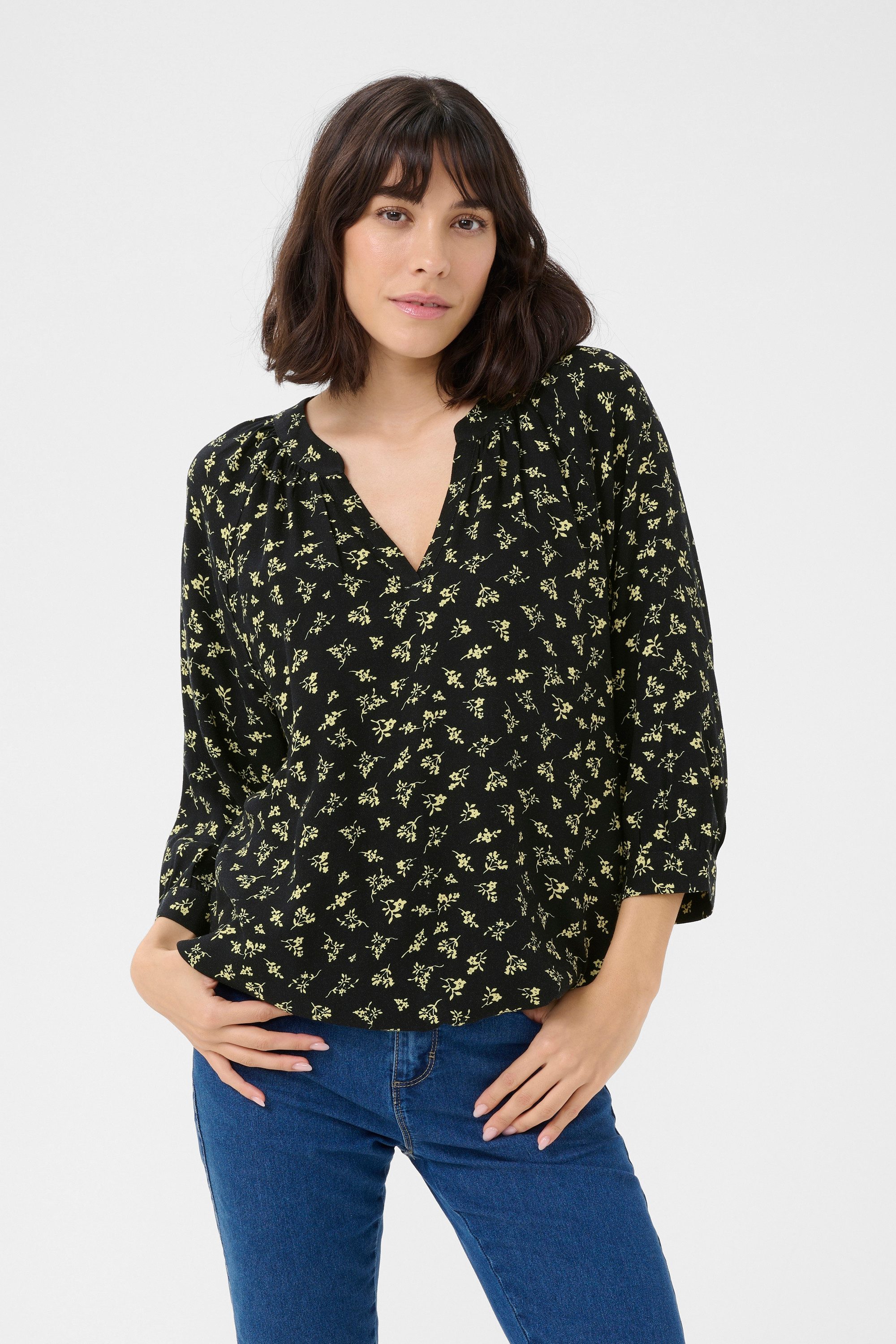 Langarmbluse Langarm-Bluse KAemine