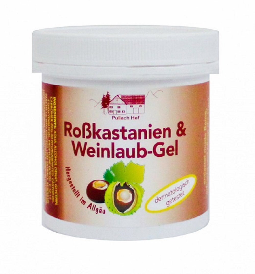 vom Pullach Hof Körpercreme Rosskastanien & Weinlaub Gel 250 ml Hautpflege Körperpflege Creme, 1-tlg.