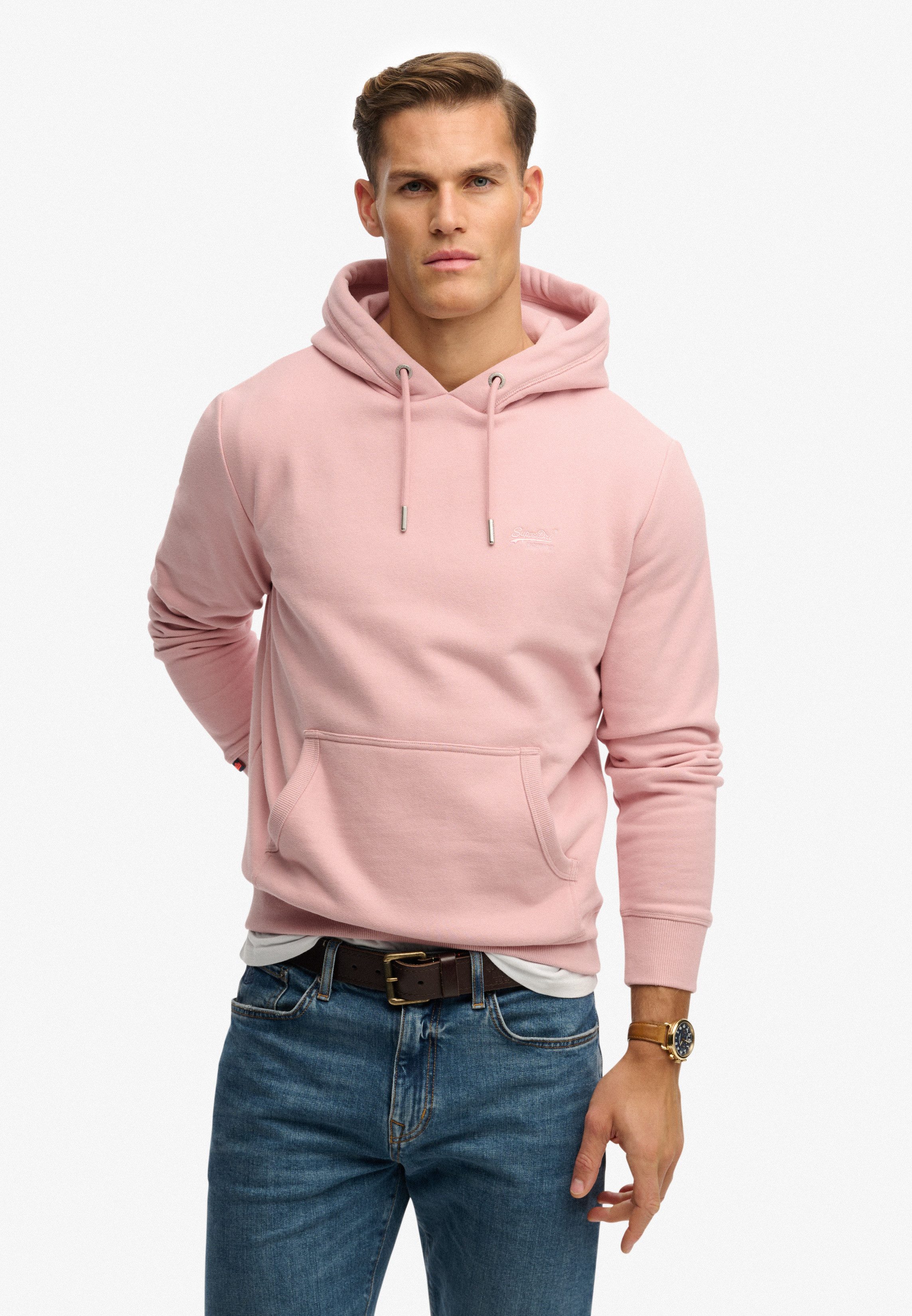 Superdry Kapuzensweatshirt Essential Logo Hoodie Hb Baumwollmischung, loose günstig online kaufen