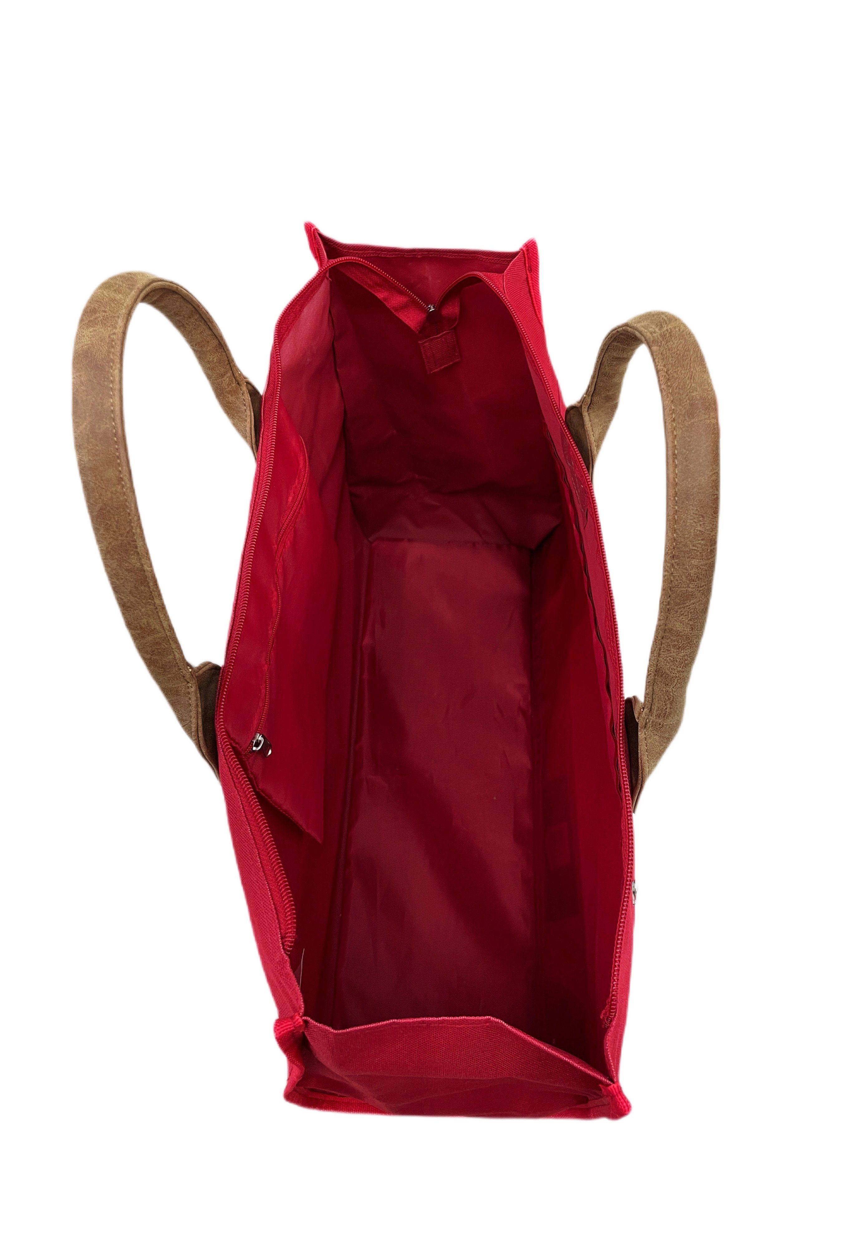 Cinino Handtasche Shopping Bag, Shopping Bag Einkaufstasche aus robustem Nylon Shopper