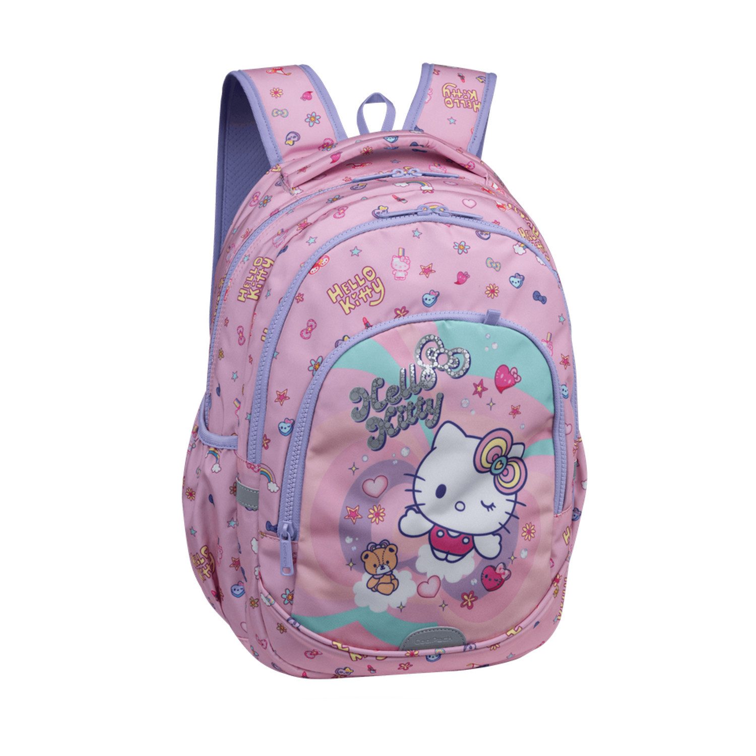 CoolPack Schulrucksack Hello Kitty Prime Pro Schulrucksack, Größe Primo Pro konturierter Rücken und gepolsterte Schultergurte