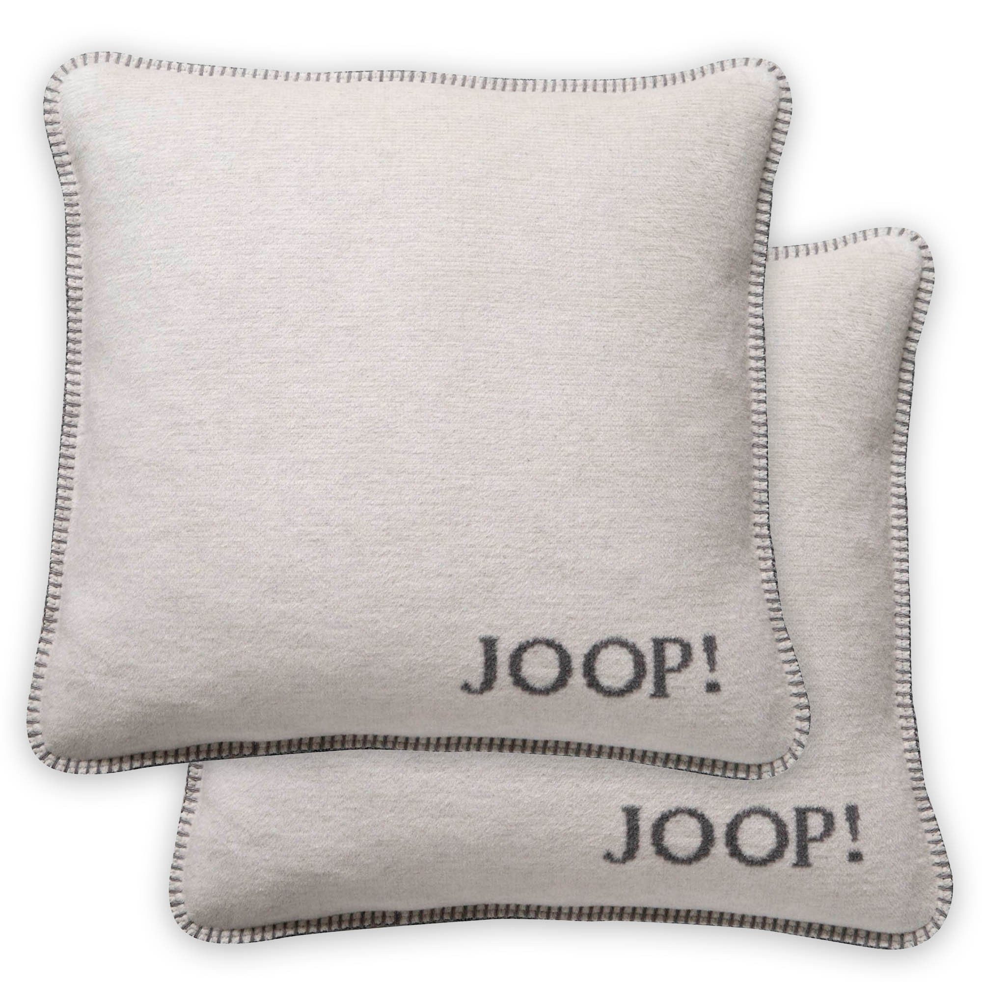 JOOP! Kissenhülle Unisex Kissenhülle 2er Pack Baumwollmischung MDF Doubleface, (2 Stück)