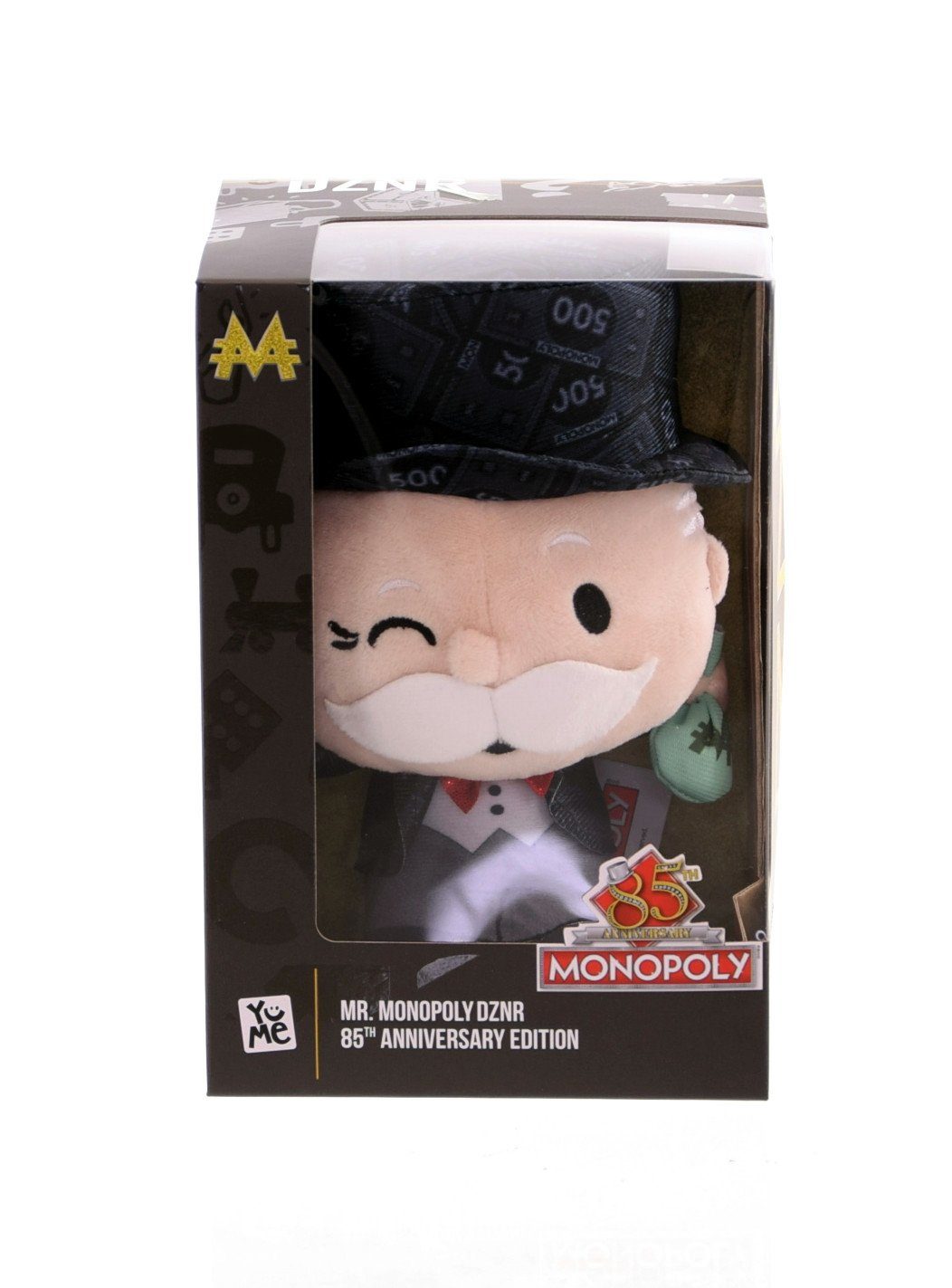 YUME Kuscheltier Mr. Monopoly Plüschfigur 19cm - 85th Anniversary Edition