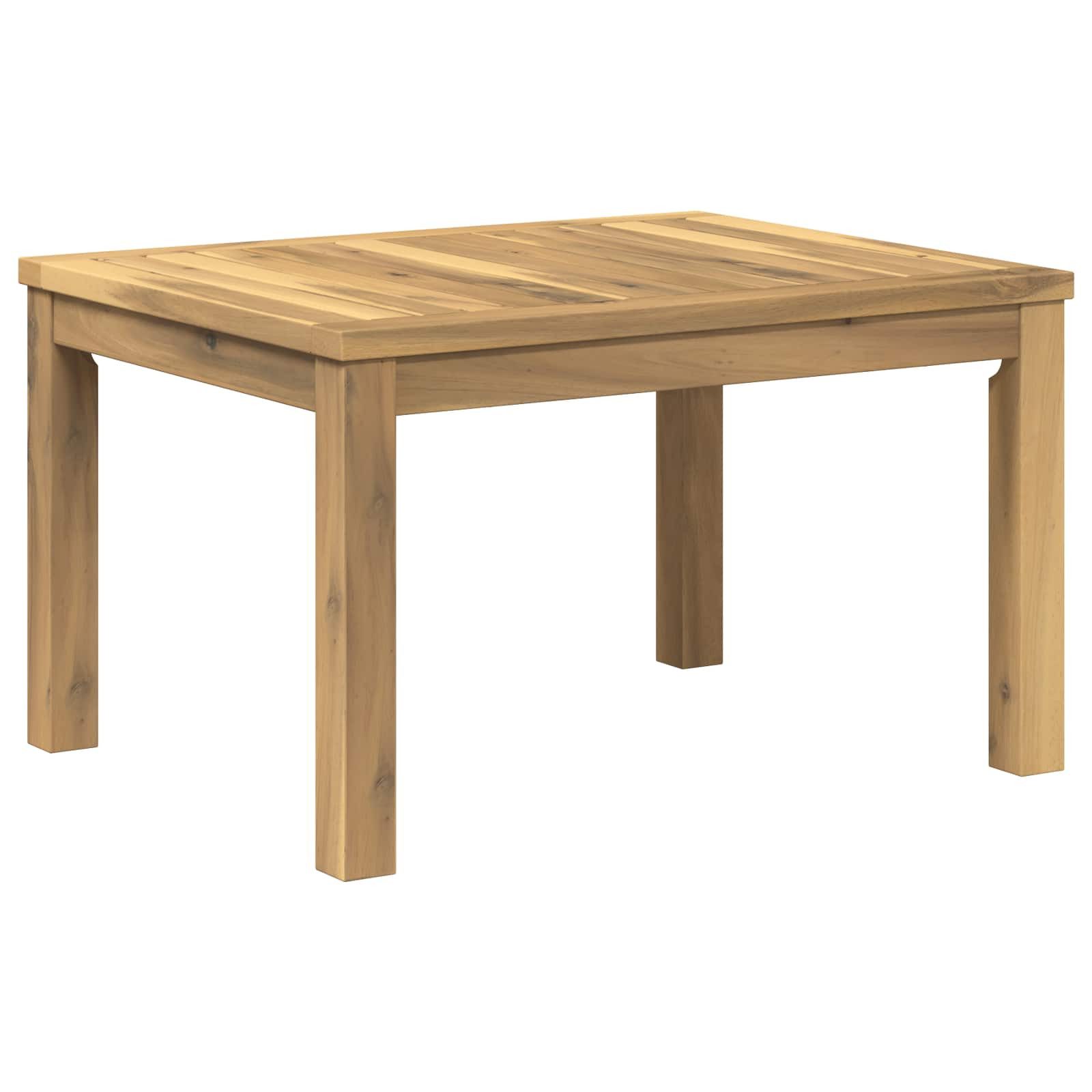 vidaXL Couchtisch Couchtisch Weiß 50 x 60,5 x 36 cm Massivholz (1-St)