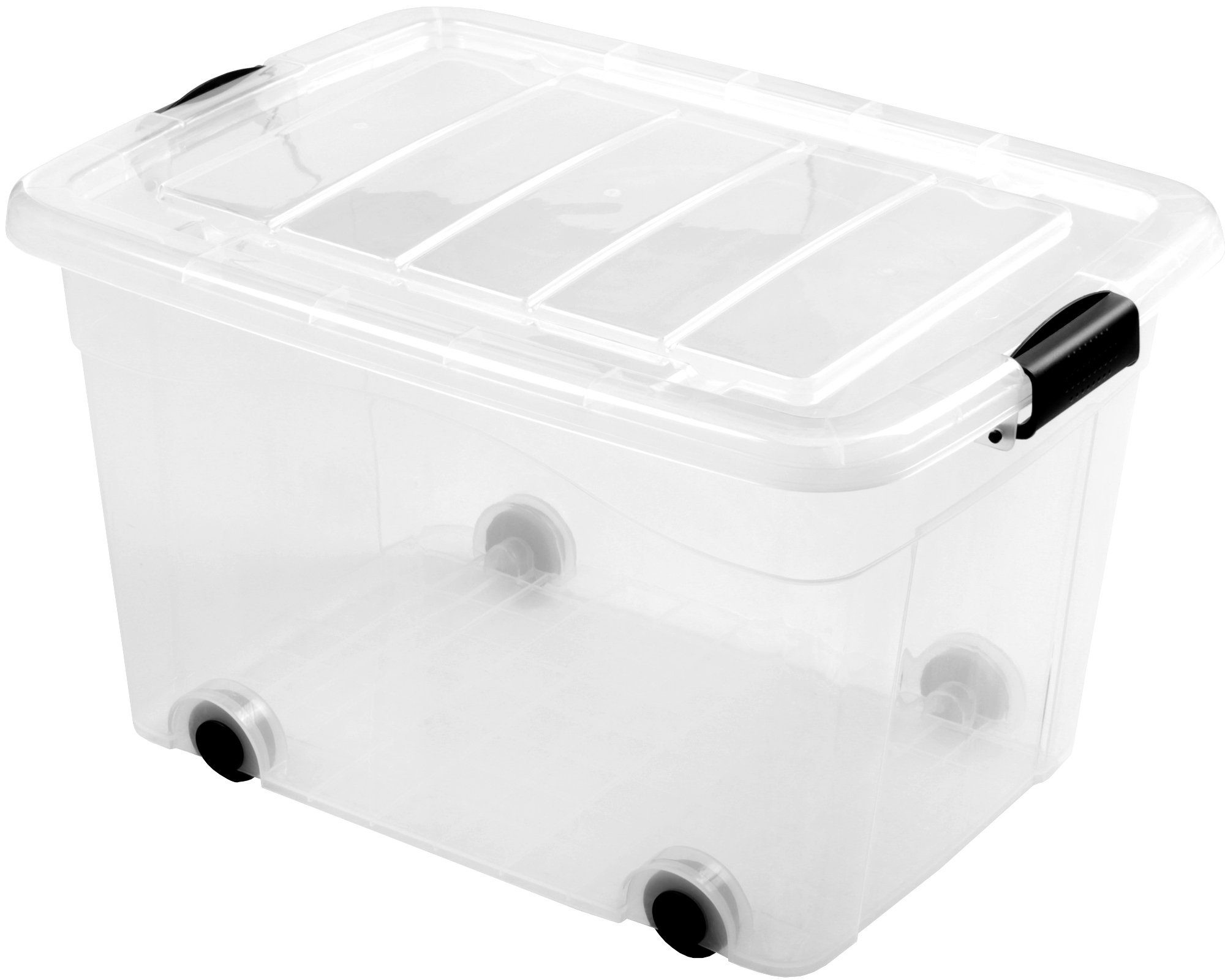 ONDIS24 Aufbewahrungsbox Rollcontainer Rollbox (1 St), stapelbar,  lebensmittelecht, rollbar