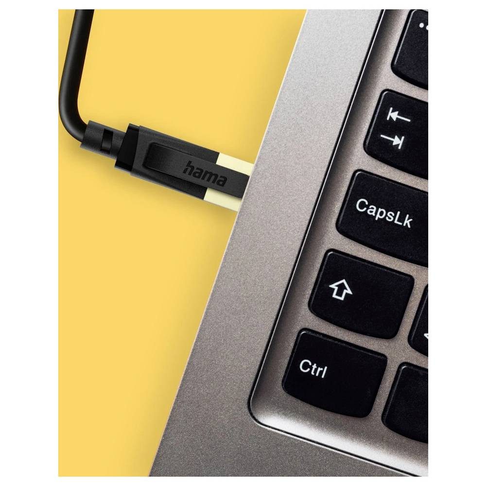 Hama 00202001 RJ45 Patchkabel CAT 8 S/FTP 1.5 m Schwarz 1 St. LAN-Kabel