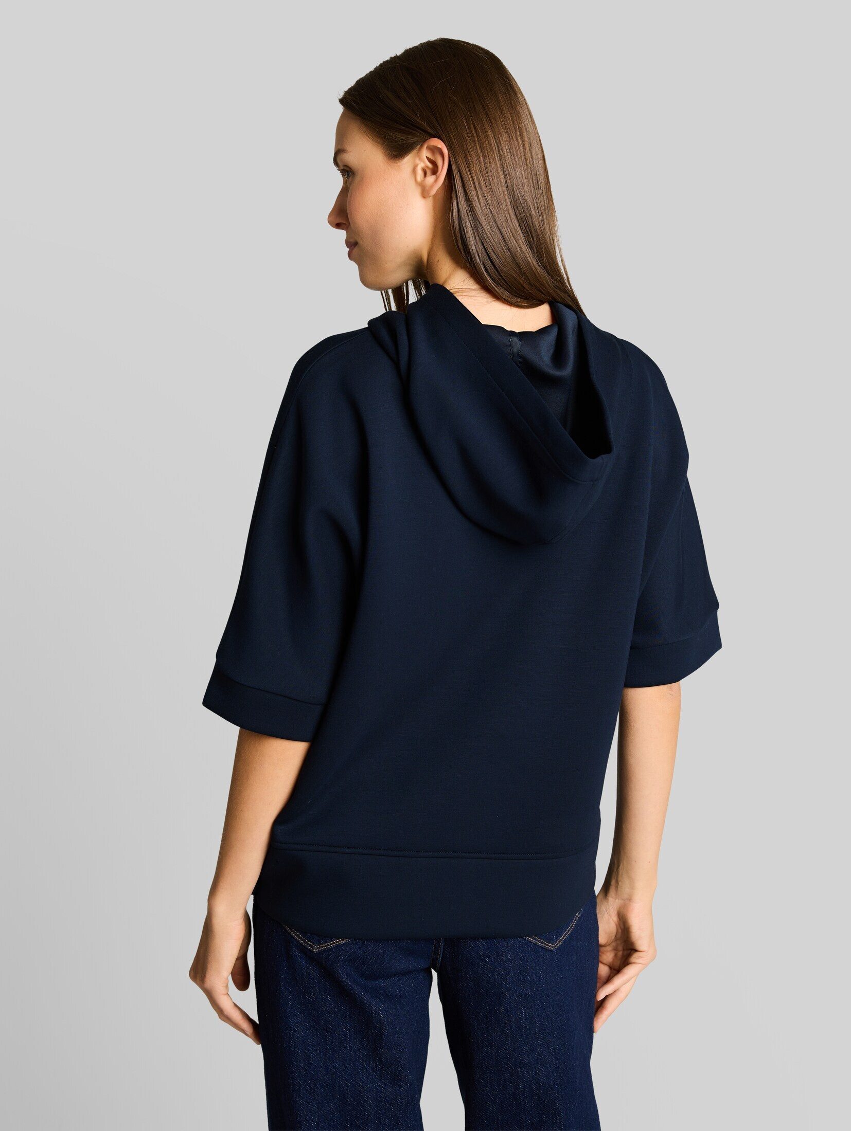 TOM TAILOR Sweatshirt Strick & Sweatshirts Hoodie Sweatshirt aus Scuba