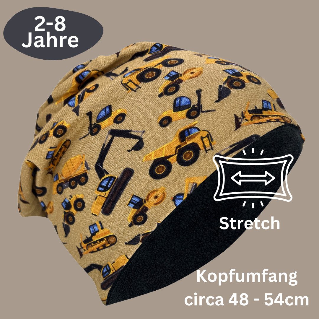 HECKBO Beanie HECKBO Kinder Mädchen Jungen Beanie Mütze & Loop-Schal Set – Bild 3 von 5