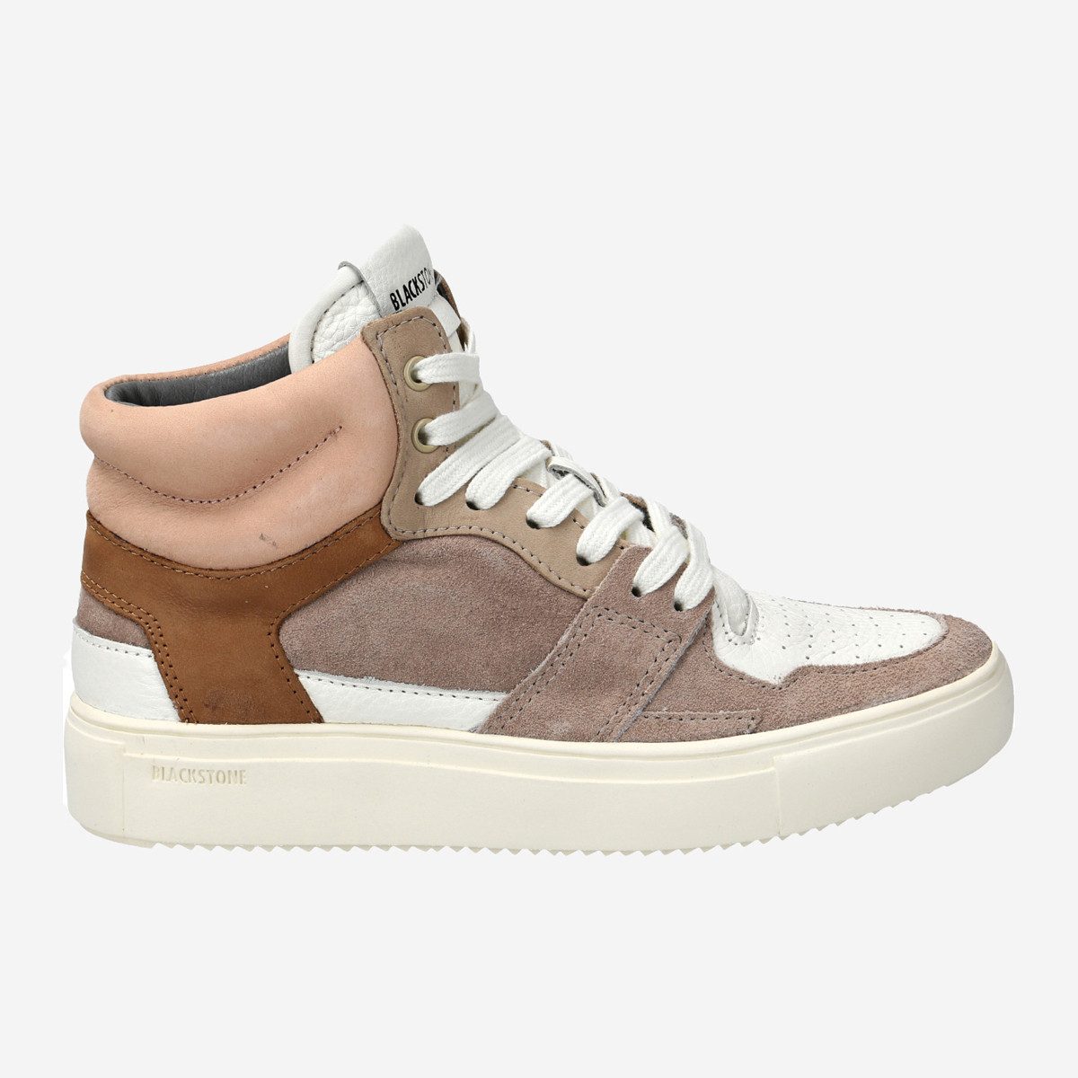 Blackstone YL52 BONE BROWN, Sneaker in Beige kombiniert für Damen Sneaker
