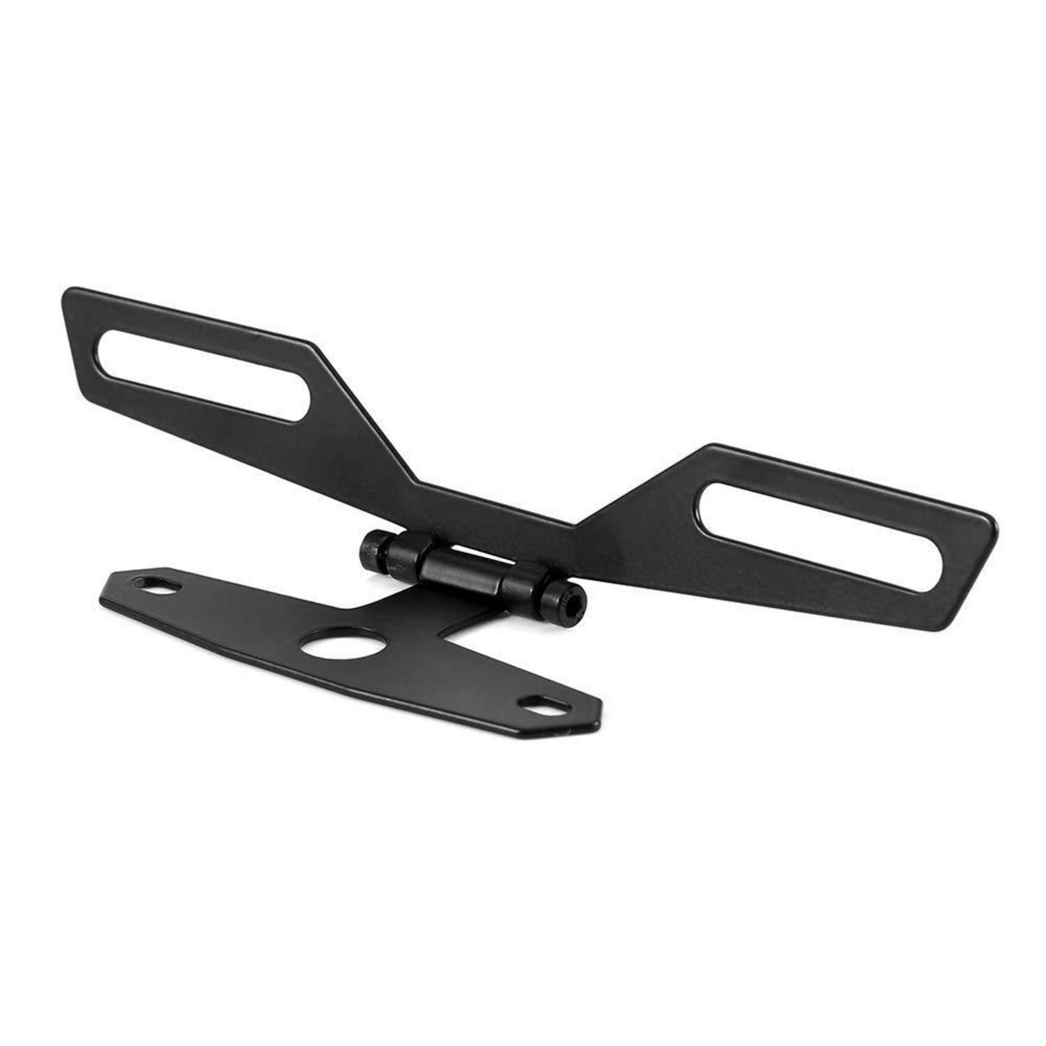 LuxusKollektion Kennzeichenhalter Kennzeichenhalter klappbar Aluminium einstellbar Rücklichthalter
