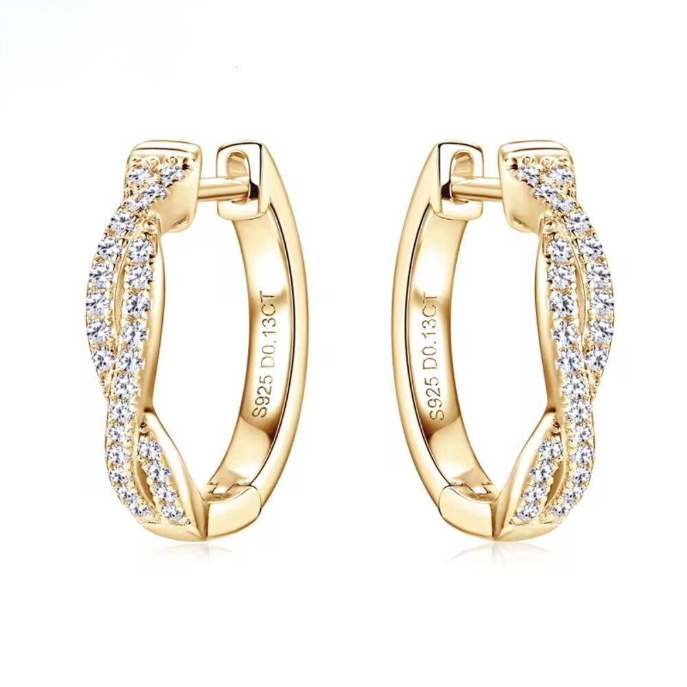 ROUGEMONT Verlobungsring Damen Moissanit Verlobungsring Solitärring 18K Gold 925 Silber, Echtschmuck