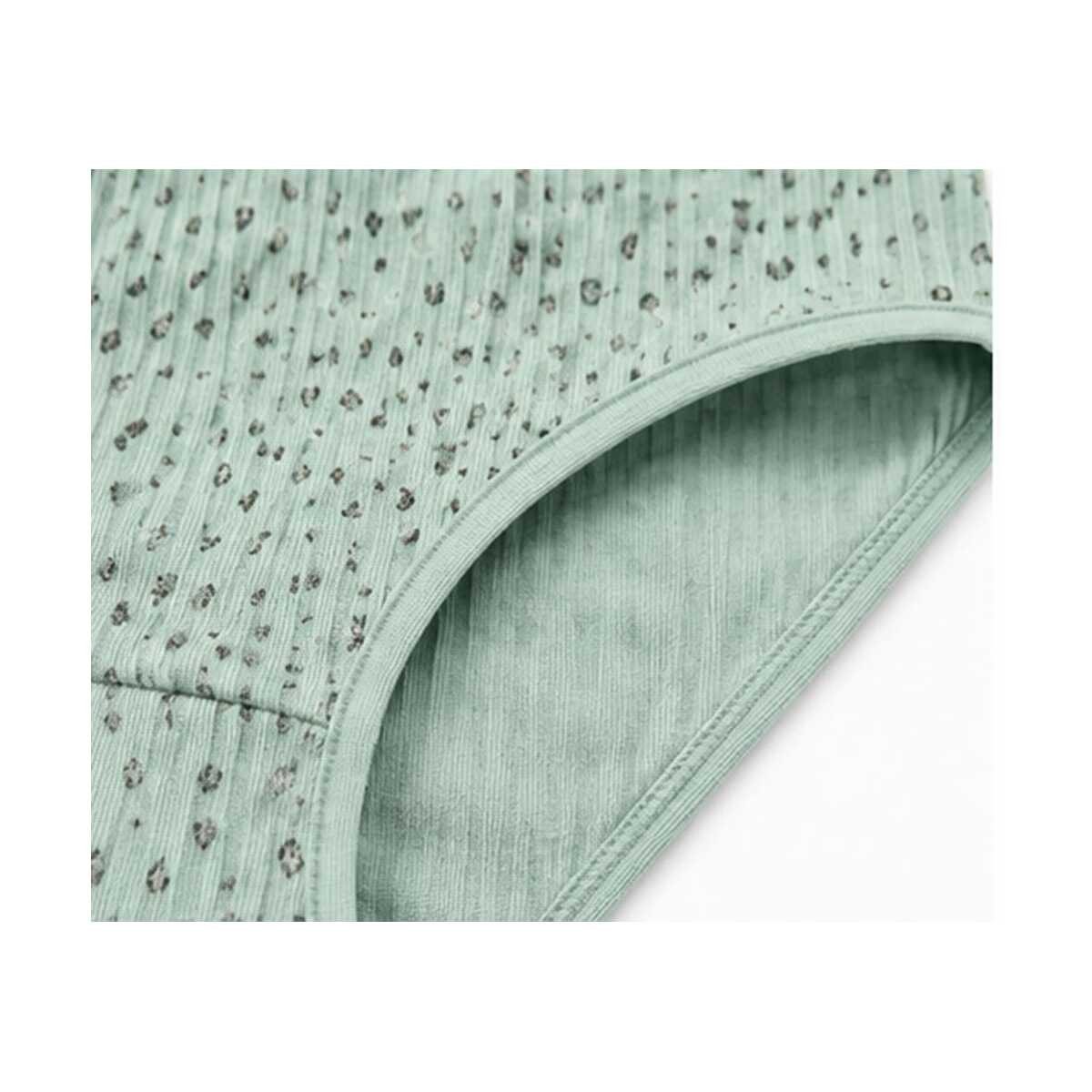 EloModa Taillenslip Damen Slips 6er Pack Baumwolle – bequem & atmungsaktiv (6-St) atmungsaktiv, hautfreundlich, elastisch, formbeständig – Bild 3 von 5