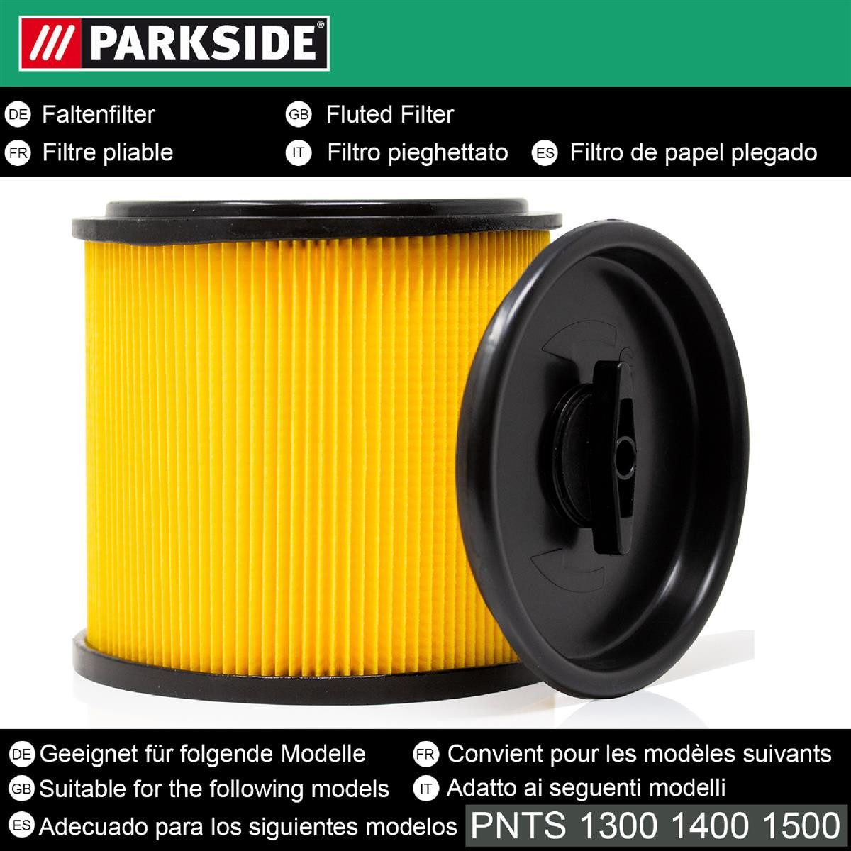Parkside Motorschutzfilter Trockenfilter mit Bajonettverschlussdeckel, beidseitig offen, Zubehör für Grizzly Tools: NTS 1423-S Inox, Parkside: PNTS 1250, PNTS 1250/9,PNTS 1300 Serien: A1, B2, C3, D3, E4, F5,PNTS 1400 Serien: A1, B1, C1, D1, E2, F2,PNTS 1500 Serien: A1, B2, B3, C4,PNTS 23 E