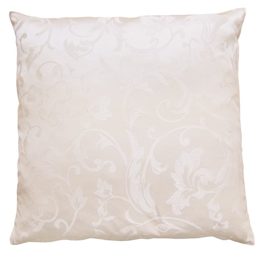 matches21 HOME & HOBBY Kissenbezüge Kissen-Bezug mit Reißverschluss moderne Ornamente beige 40x40 cm, (1 Stück), Wohnzimmer Kissen-Hülle als Deko-Kissen Zier-Kissen Sofa-Kissen