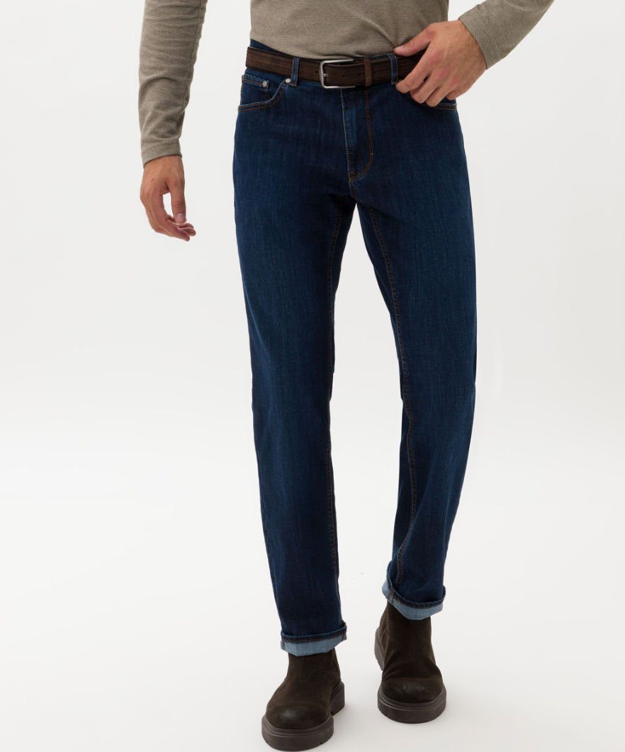 blau Style Brax COOPER 5-Pocket-Jeans