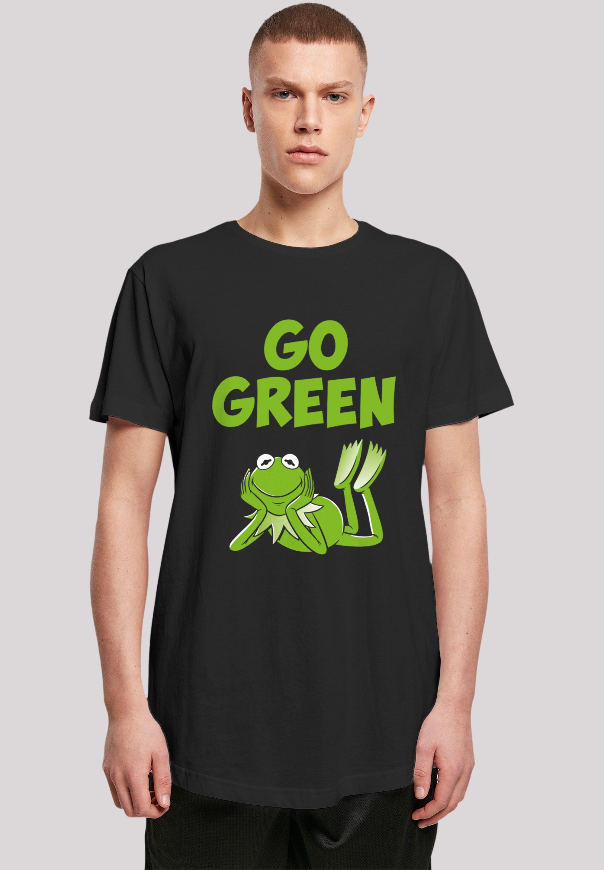 F4NT4STIC T-Shirt Disney Muppets Go Green Premium Qualität, Sehr weicher  Baumwollstoff mit hohem Tragekomfort