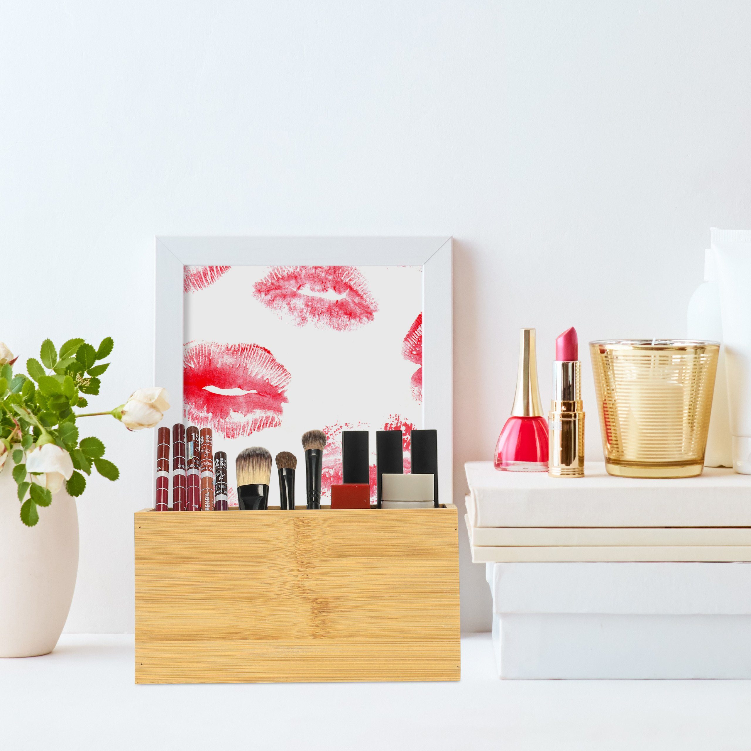 relaxdays Aufbewahrungsbox Ordnungsbox Bambus günstig online kaufen