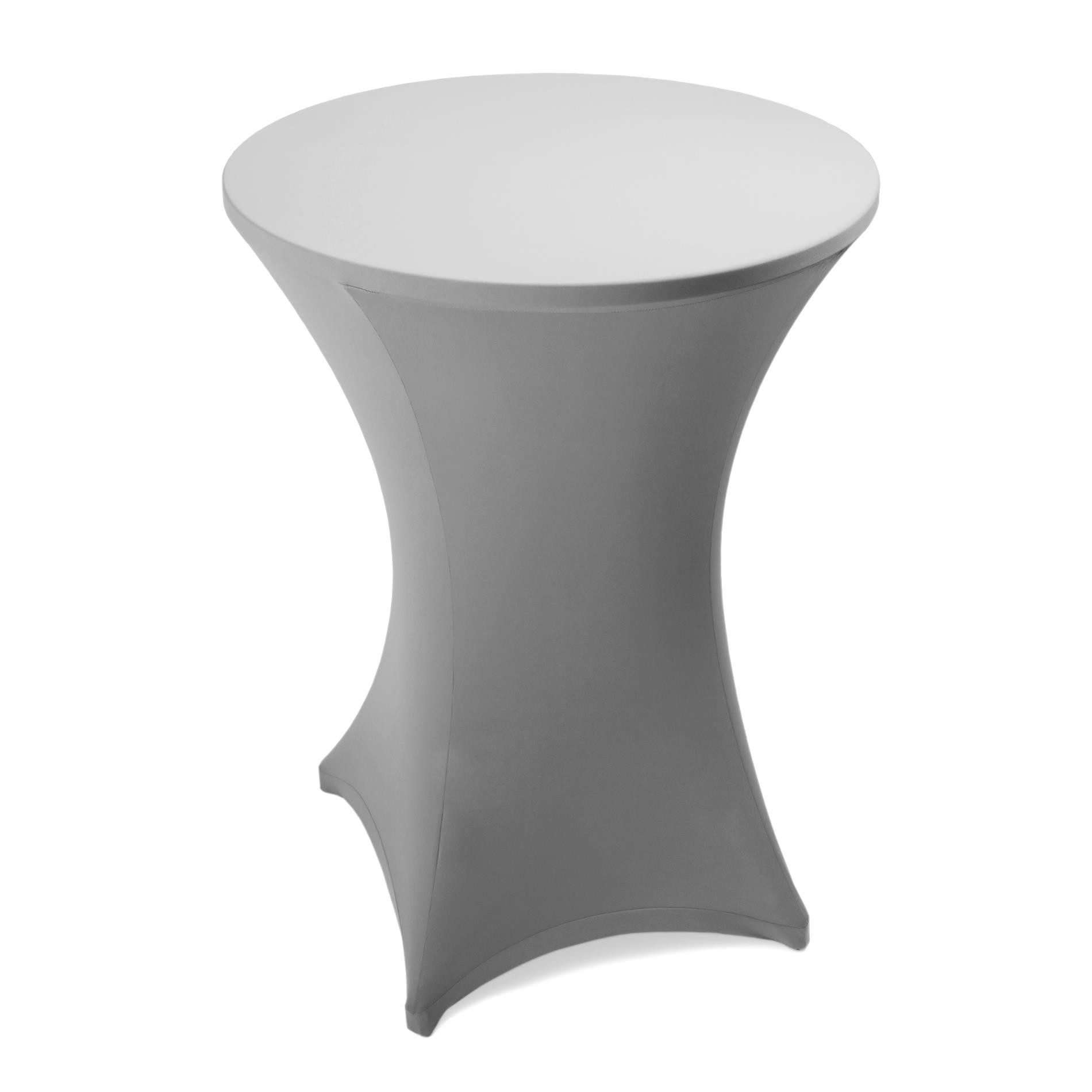 ESTEXO Stehtischhusse Stretch Stehtisch Ø 60 cm Tisch Husse Bistrotisch Hel günstig online kaufen