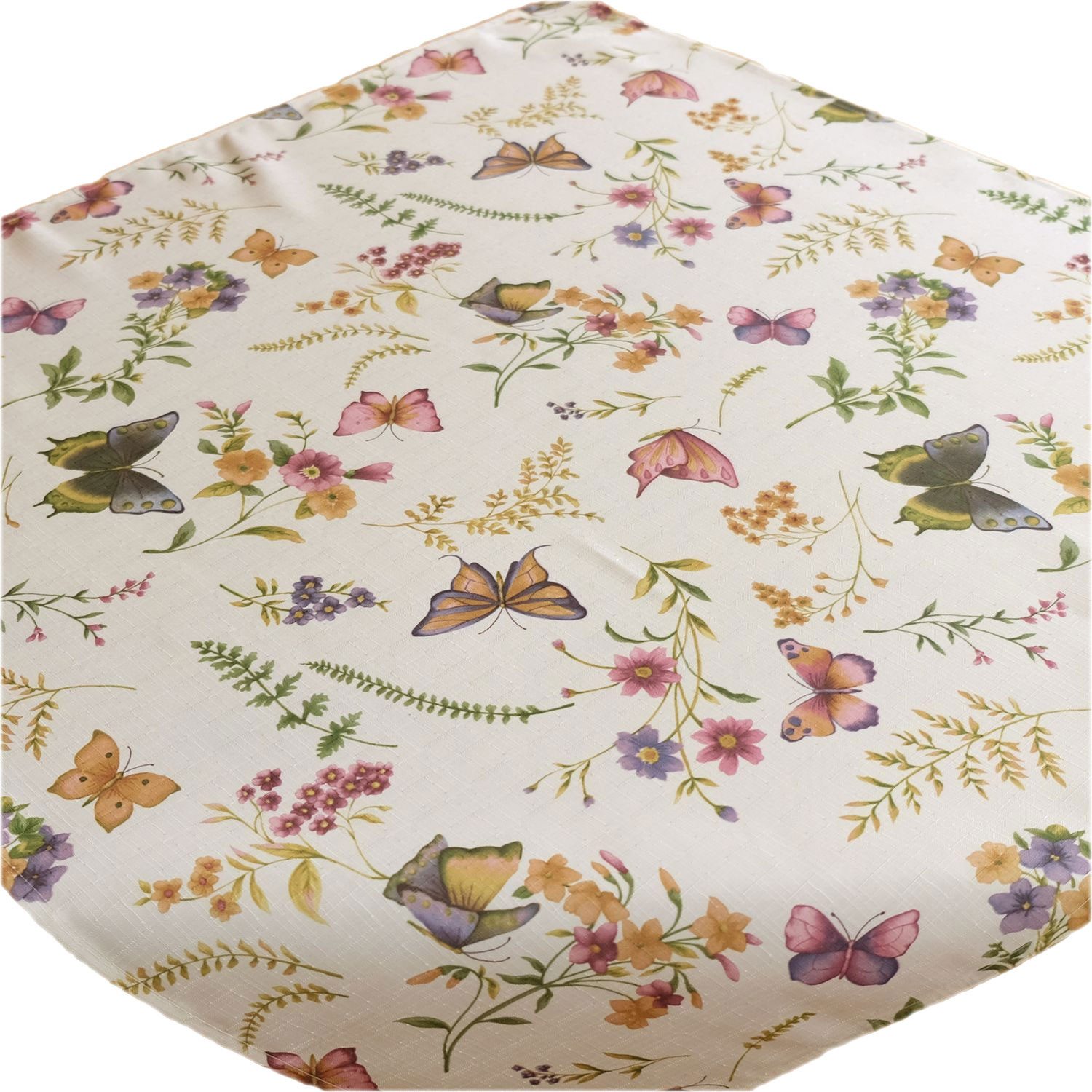 texpot Tischdecke Druckmotiv Schmetterling Frühling Sommer Tischläufer (1-t günstig online kaufen
