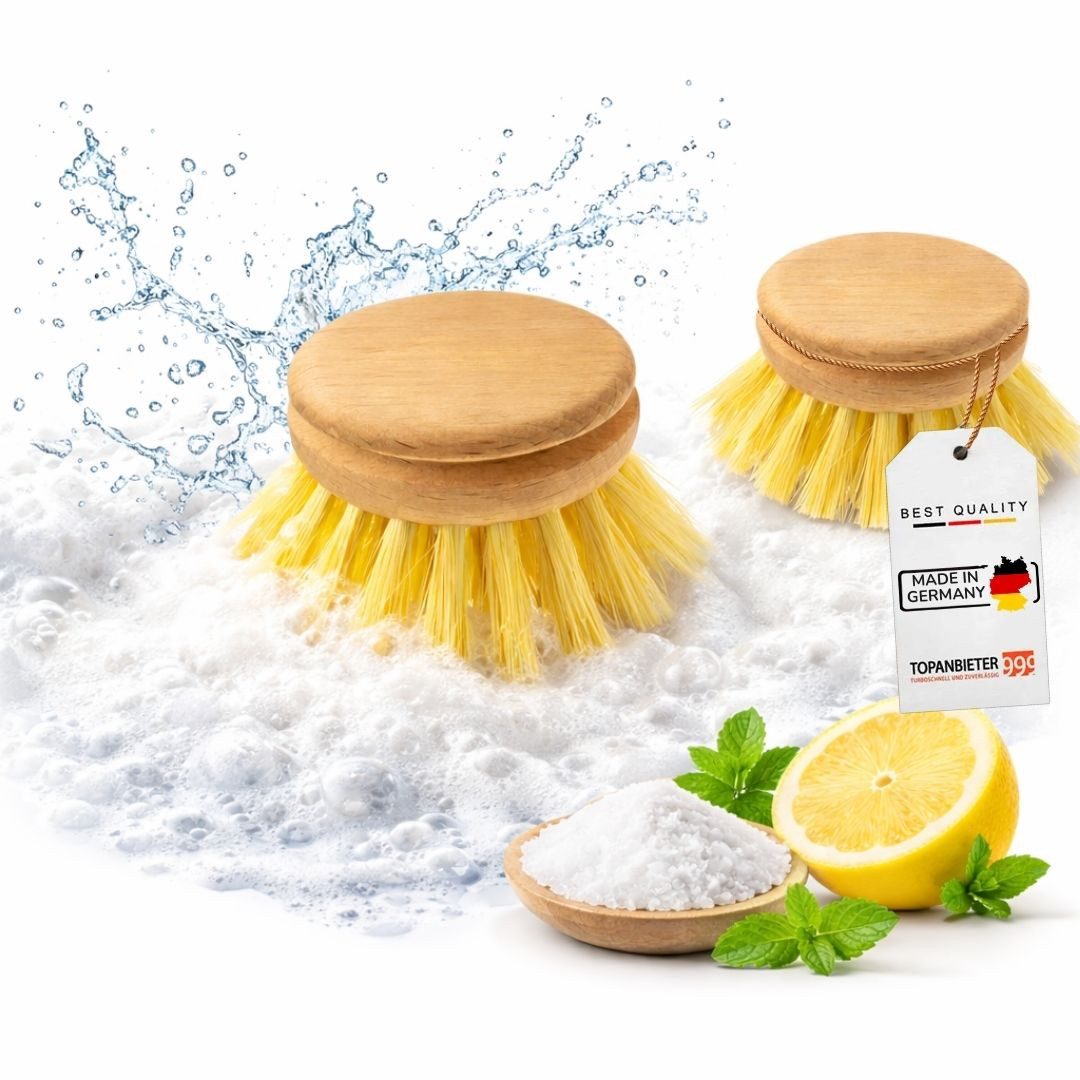 Topanbieter999 Reinigungsbürsten-Set Ersatzbürten Wechselkopf 2er Set, Haushalt und Küche