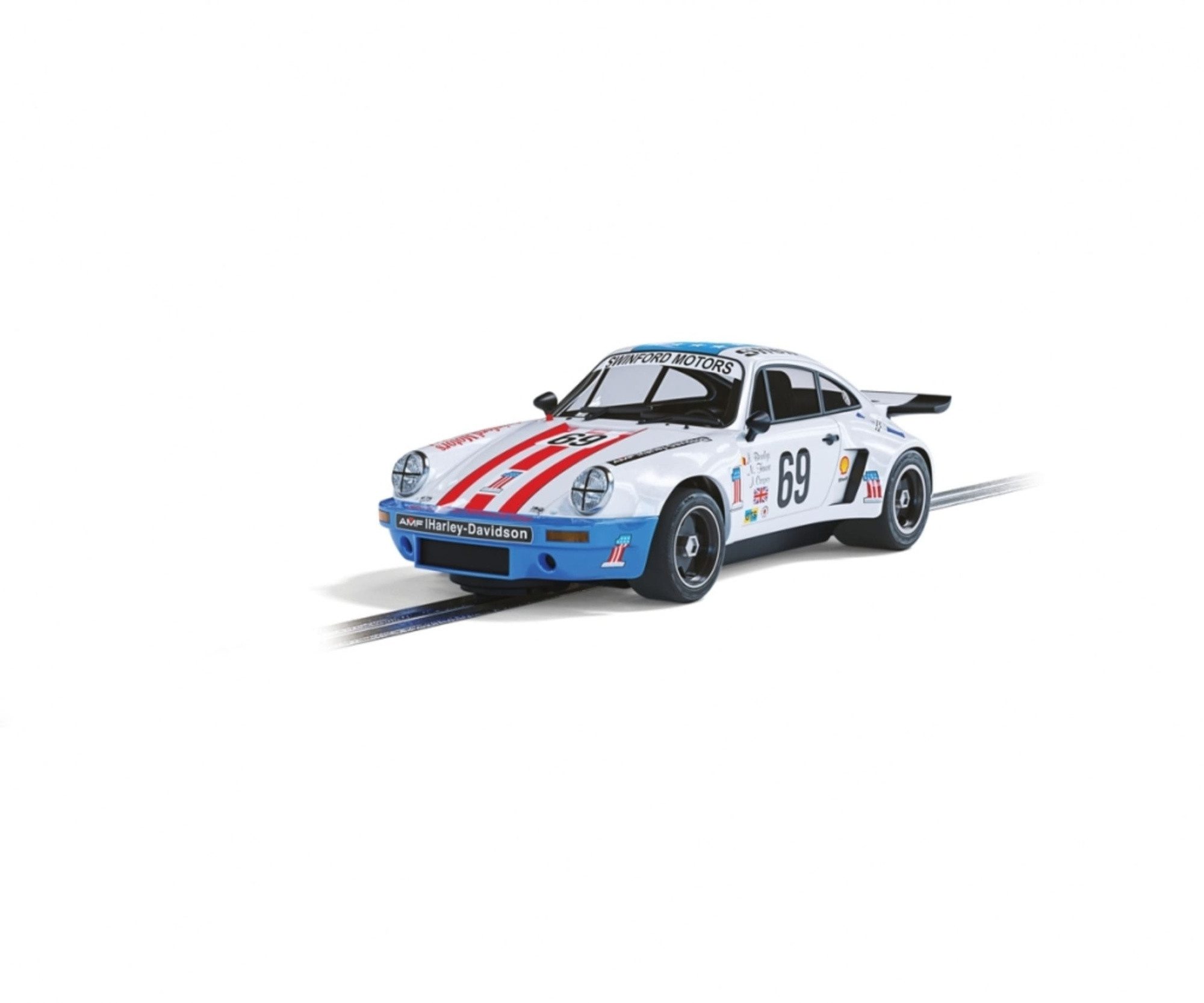 Scalextric Rennbahn-Auto Scalextric 1:32 Porsche 911 C. RSR 3,0 LM 1975 HD