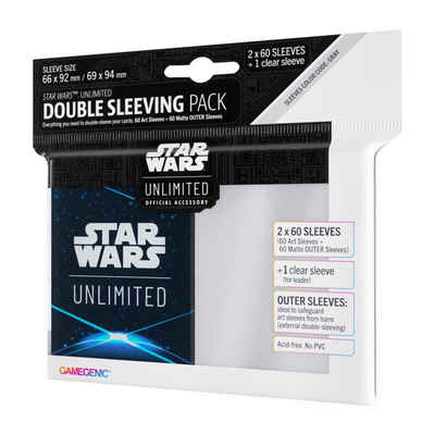 Gamegenic Sammelkarte Star Wars: Unlimited - Art Double Sleeving Pack - Space Blue