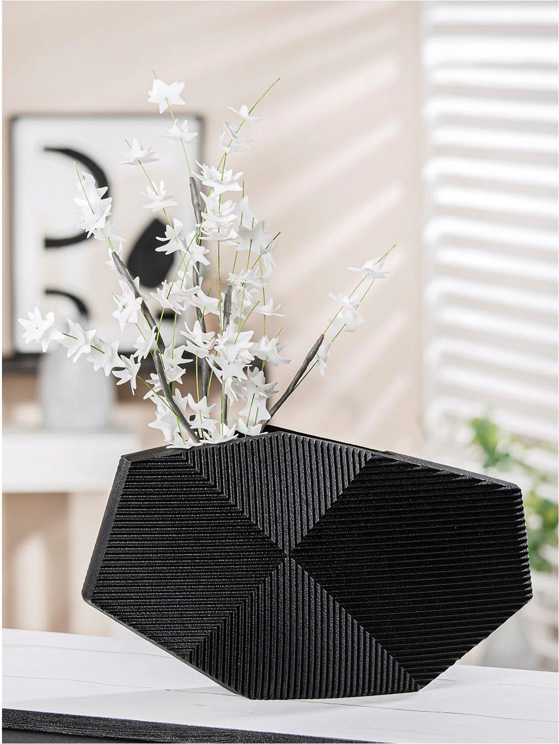 Casablanca by Gilde Tischvase Vase Heptagon, günstig online kaufen